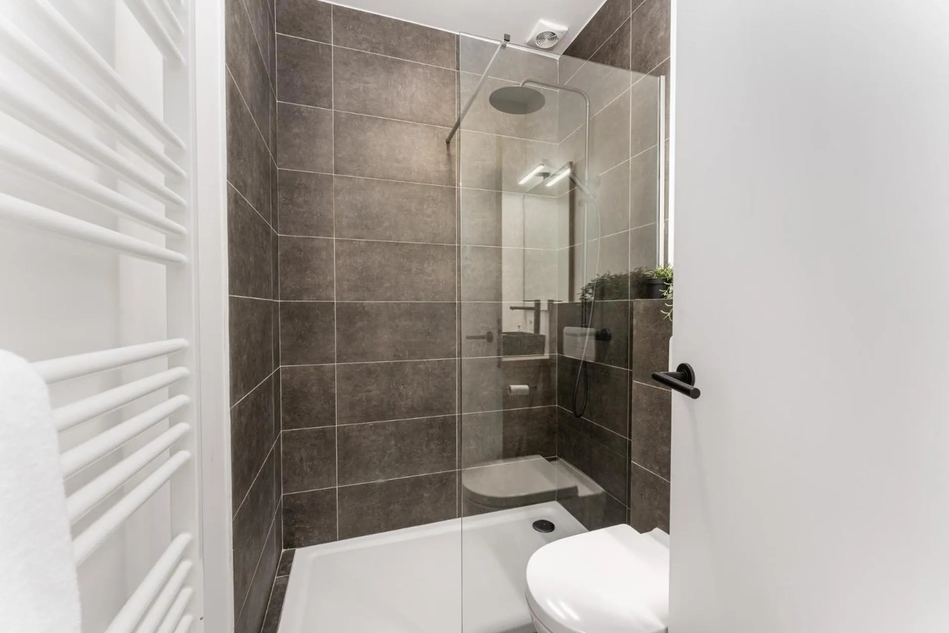 Shower in The Chocolate Suites