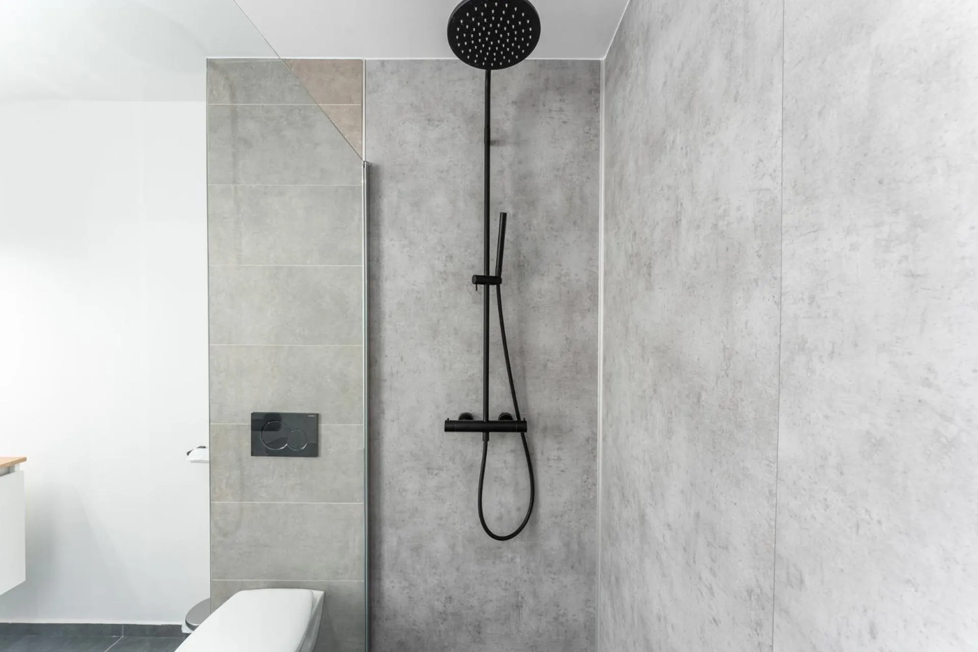 Shower in The Chocolate Suites