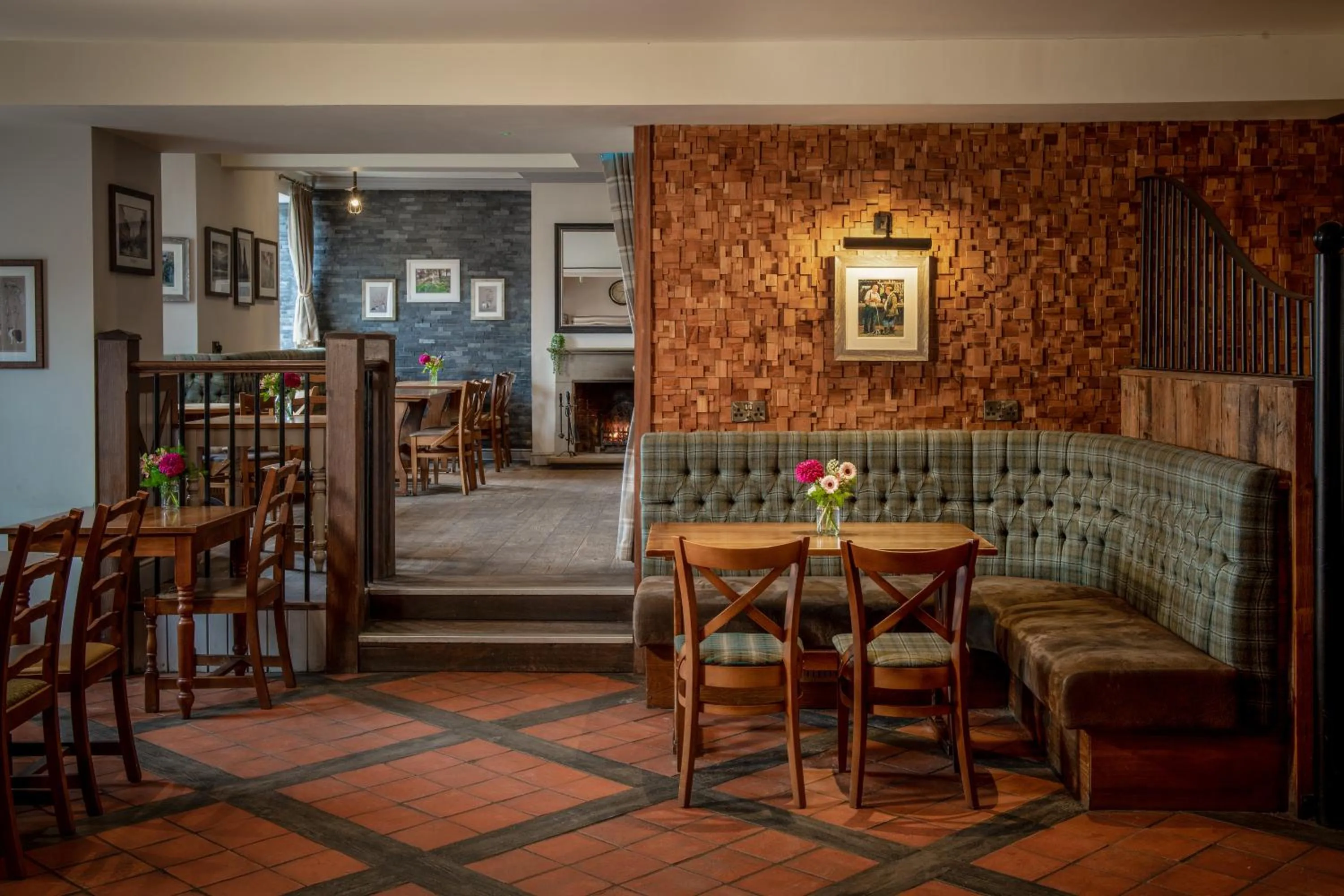 Dining area in The Crown Inn Pooley Bridge