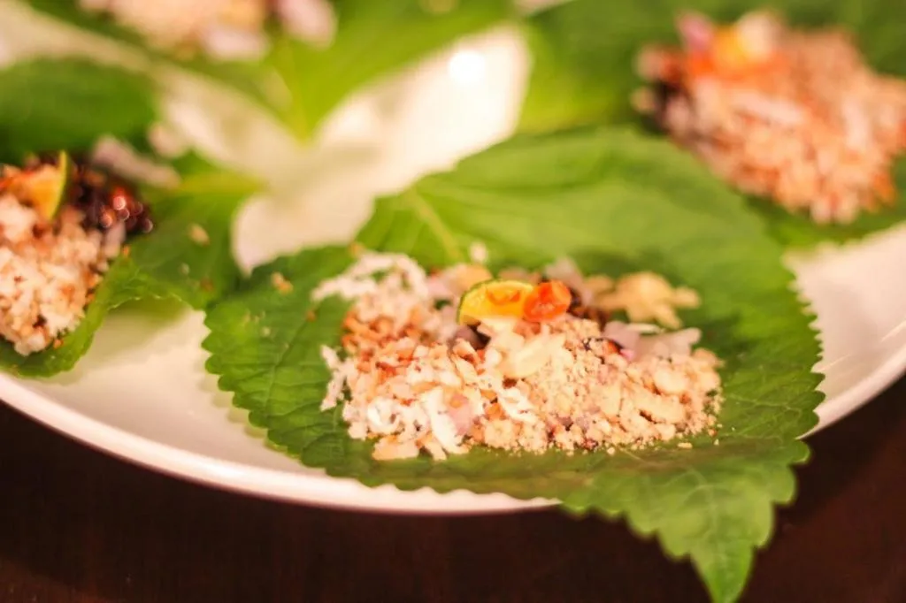 Food close-up in Guerrera Rice Paddy Villas