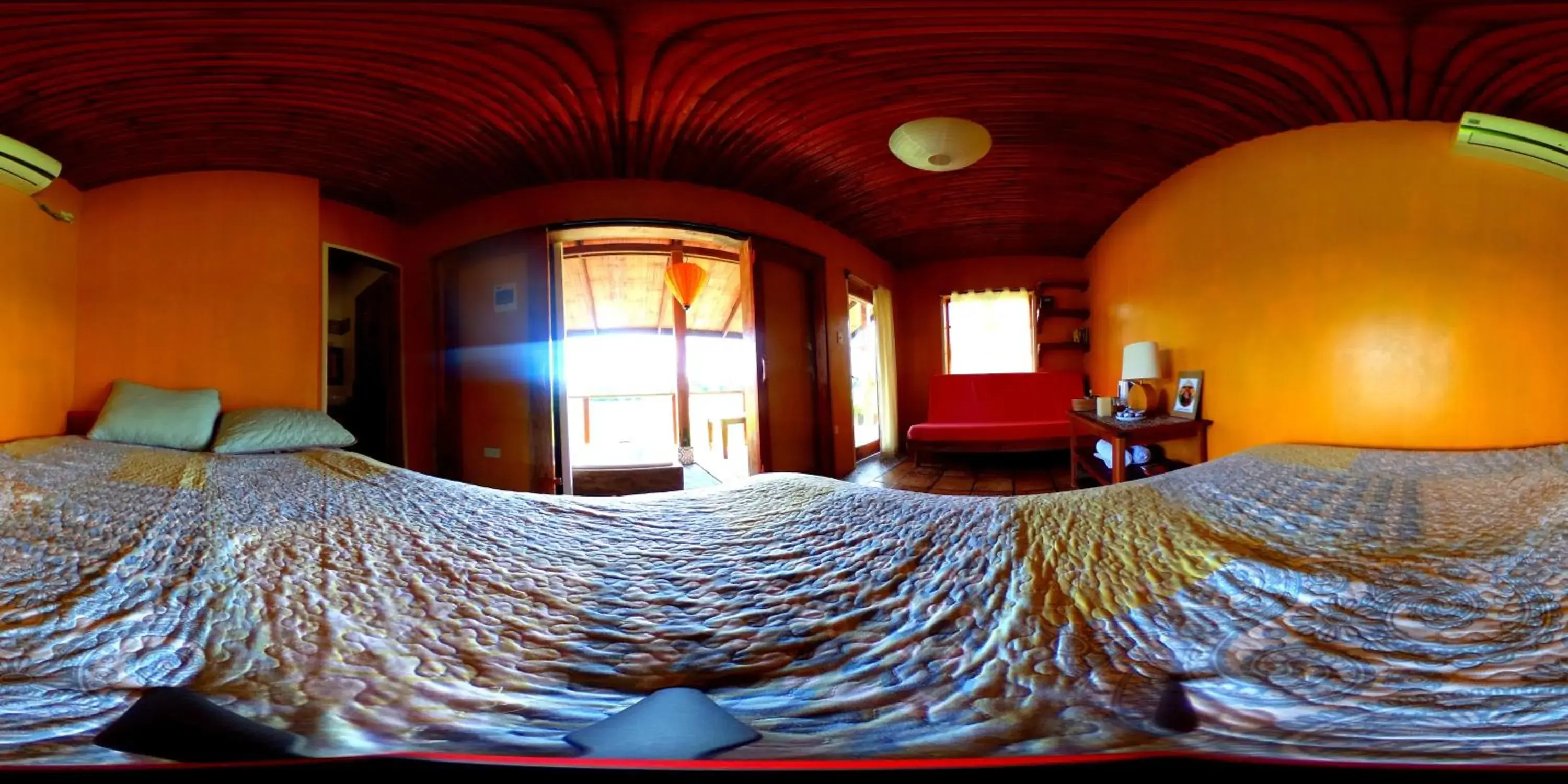 Patio, Bed in Guerrera Rice Paddy Villas Patio, Bed in Guerrera Rice Paddy Villas