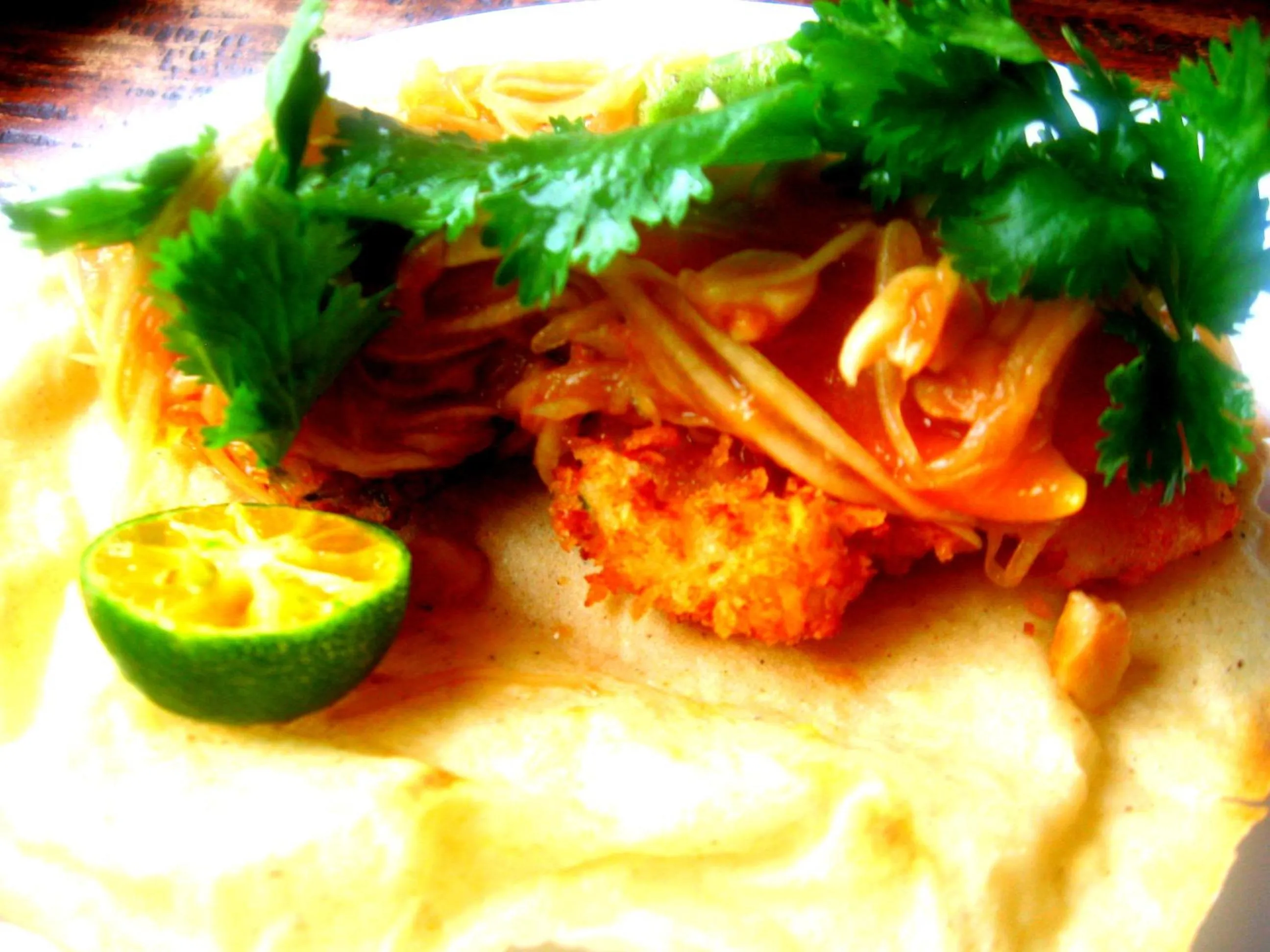 Food close-up in Guerrera Rice Paddy Villas