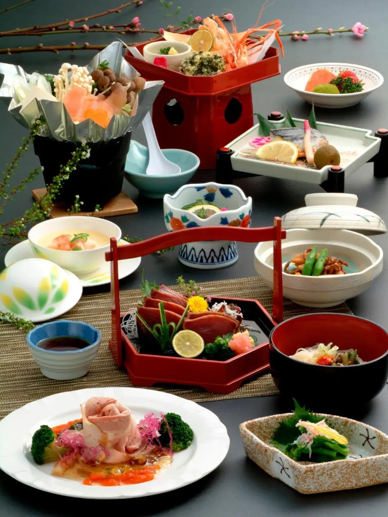 Food close-up in Hotel Kinomezaka Food close-up in Hotel Kinomezaka