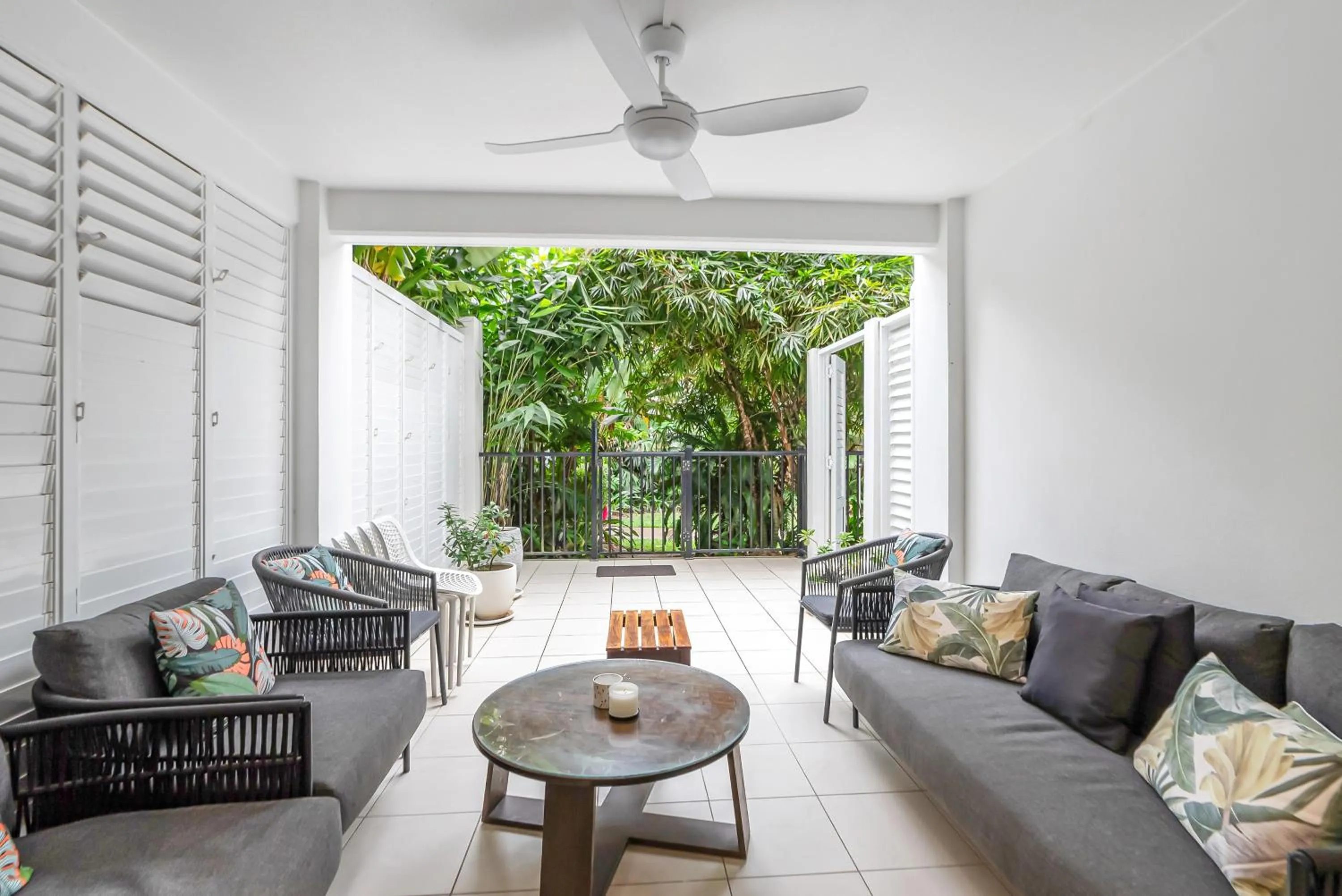 Patio in Elysium Private Apartments at Beach Club & Spa