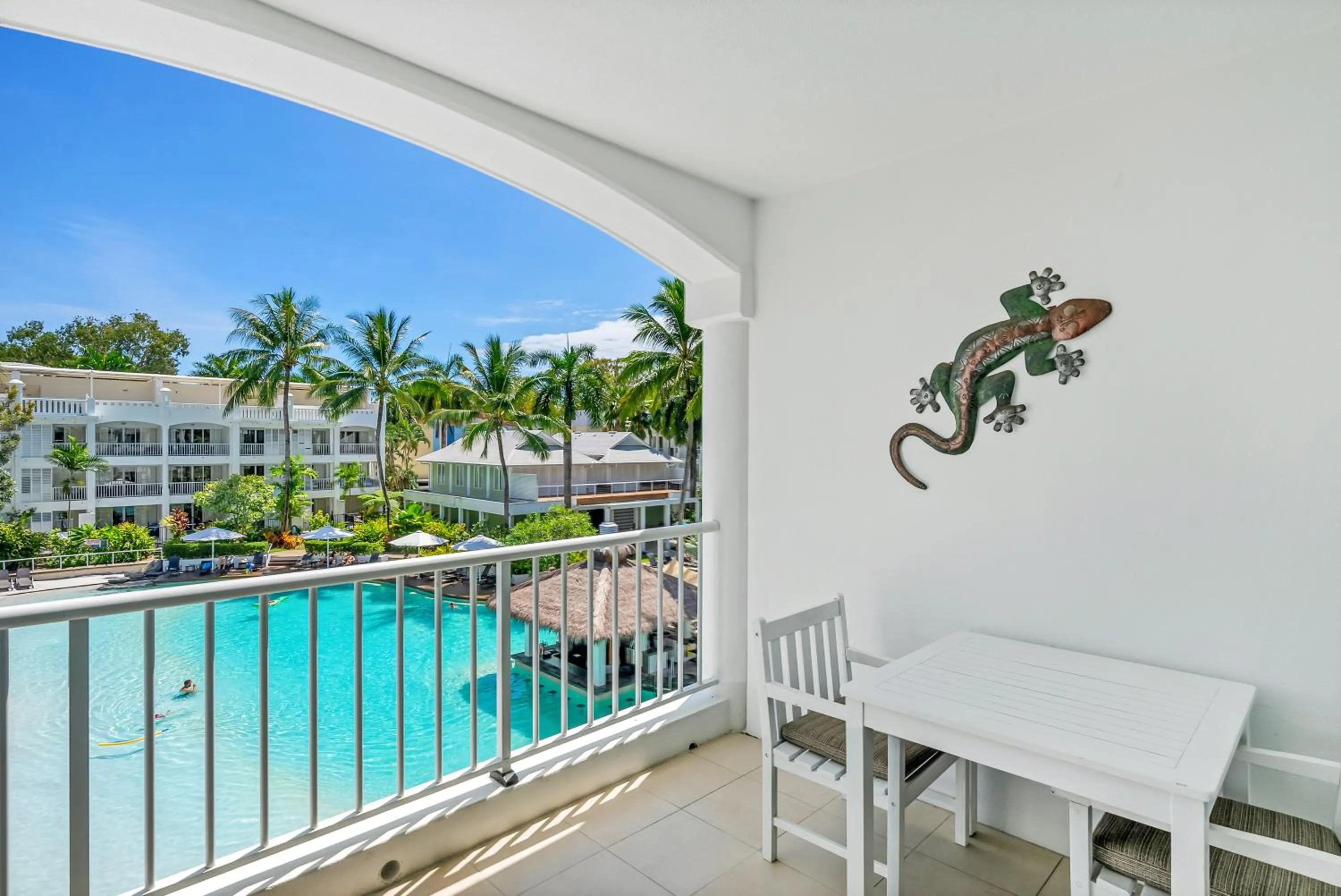 Patio in Elysium Private Apartments at Beach Club & Spa