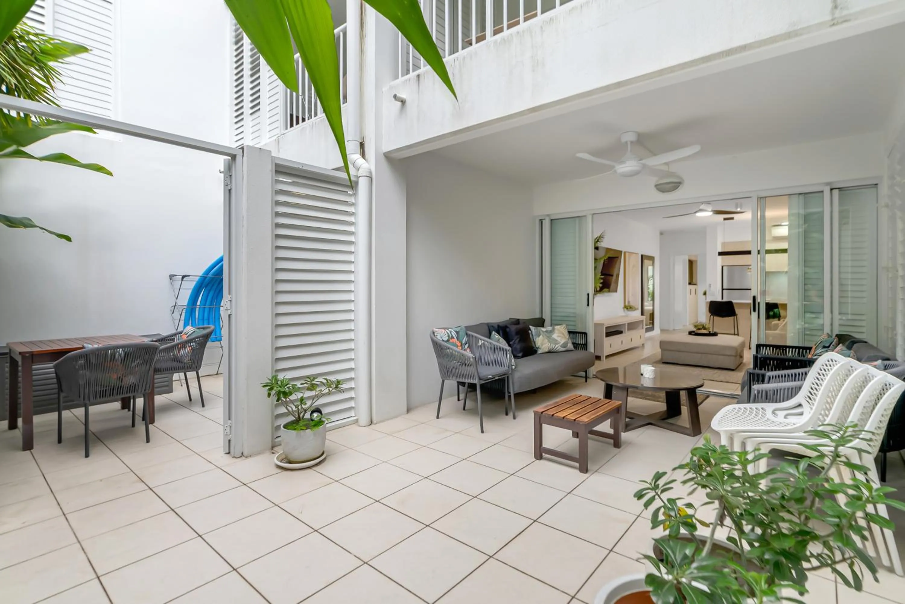 Patio in Elysium Private Apartments at Beach Club & Spa