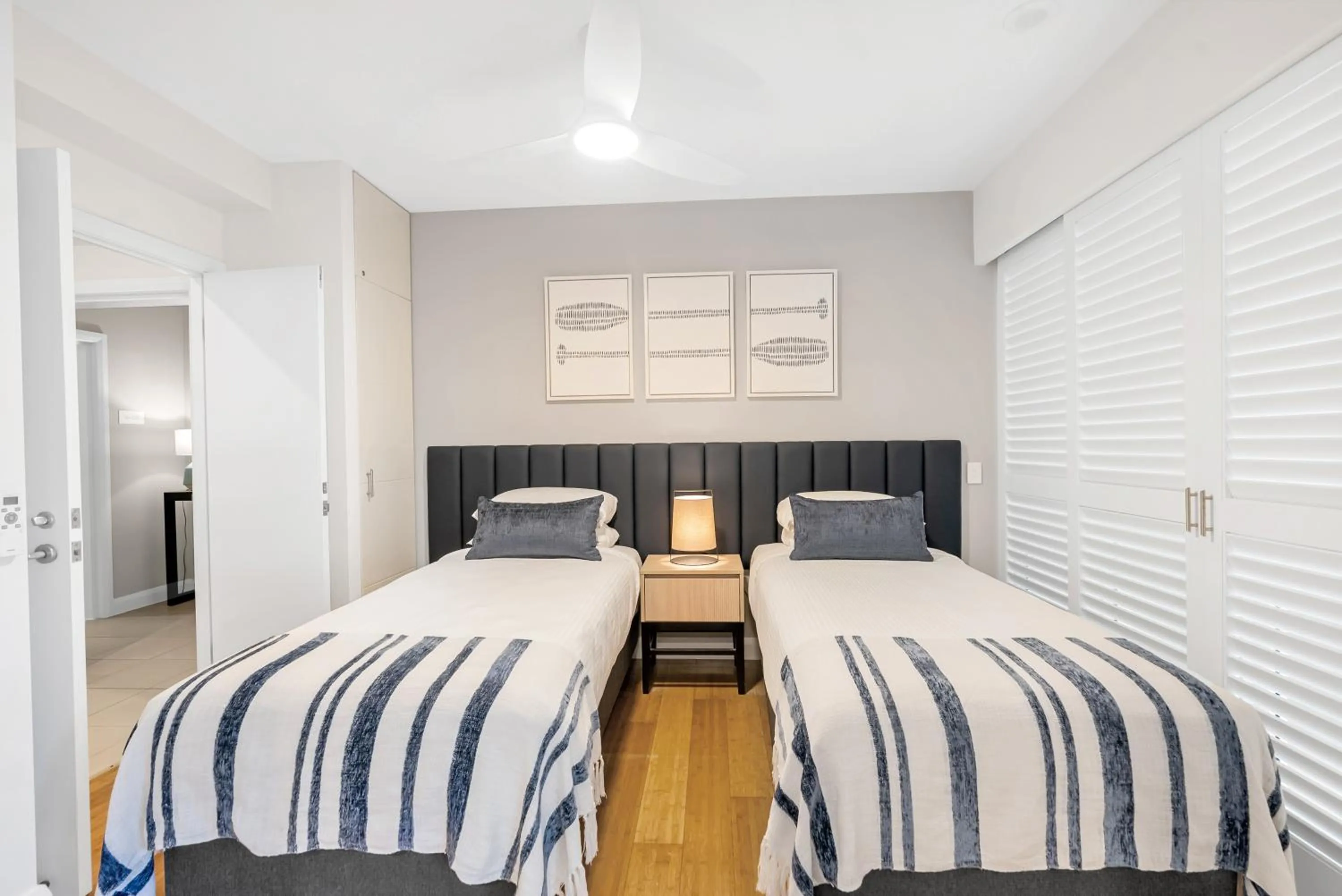 Bed in Elysium Private Apartments at Beach Club & Spa