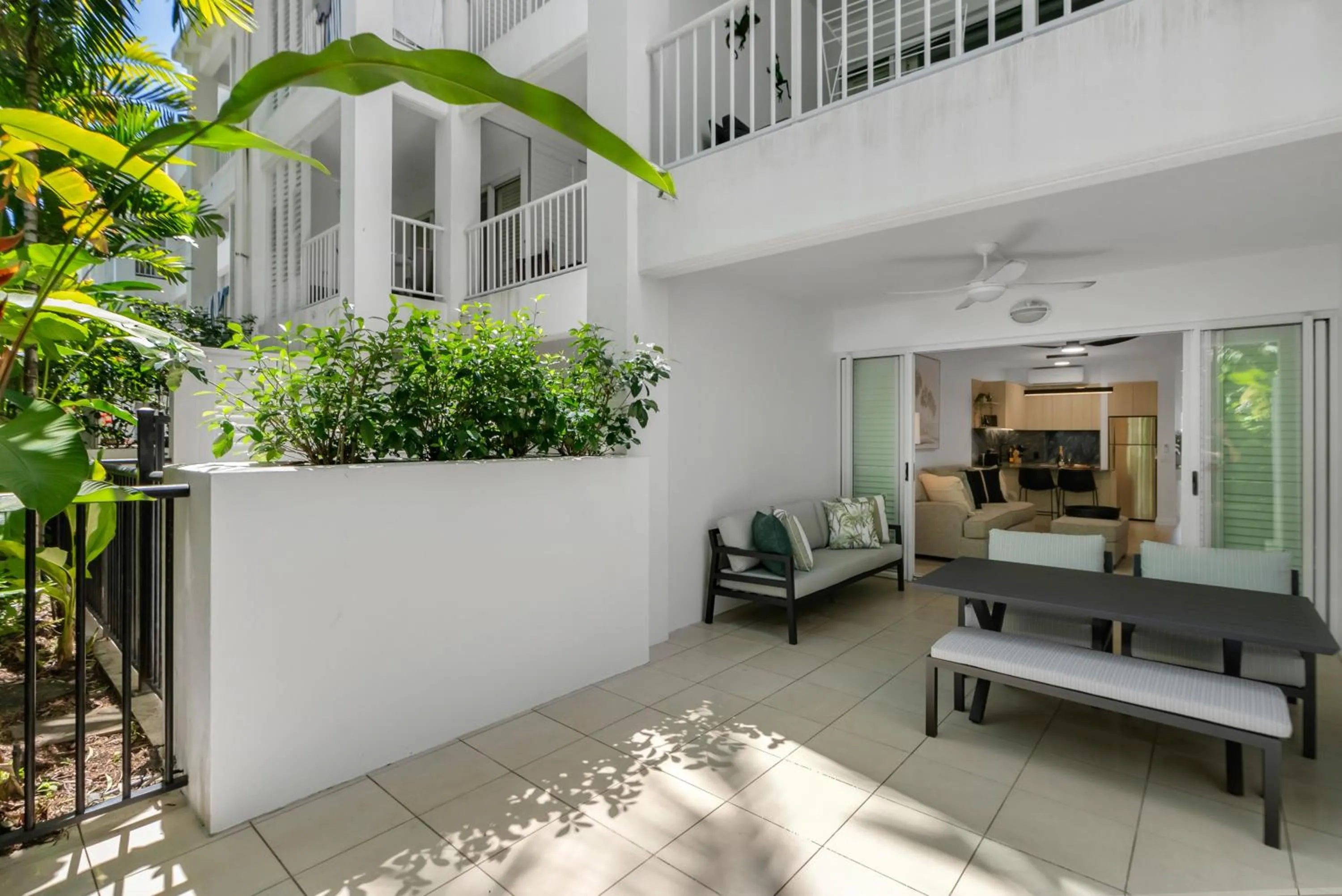 Patio in Elysium Private Apartments at Beach Club & Spa