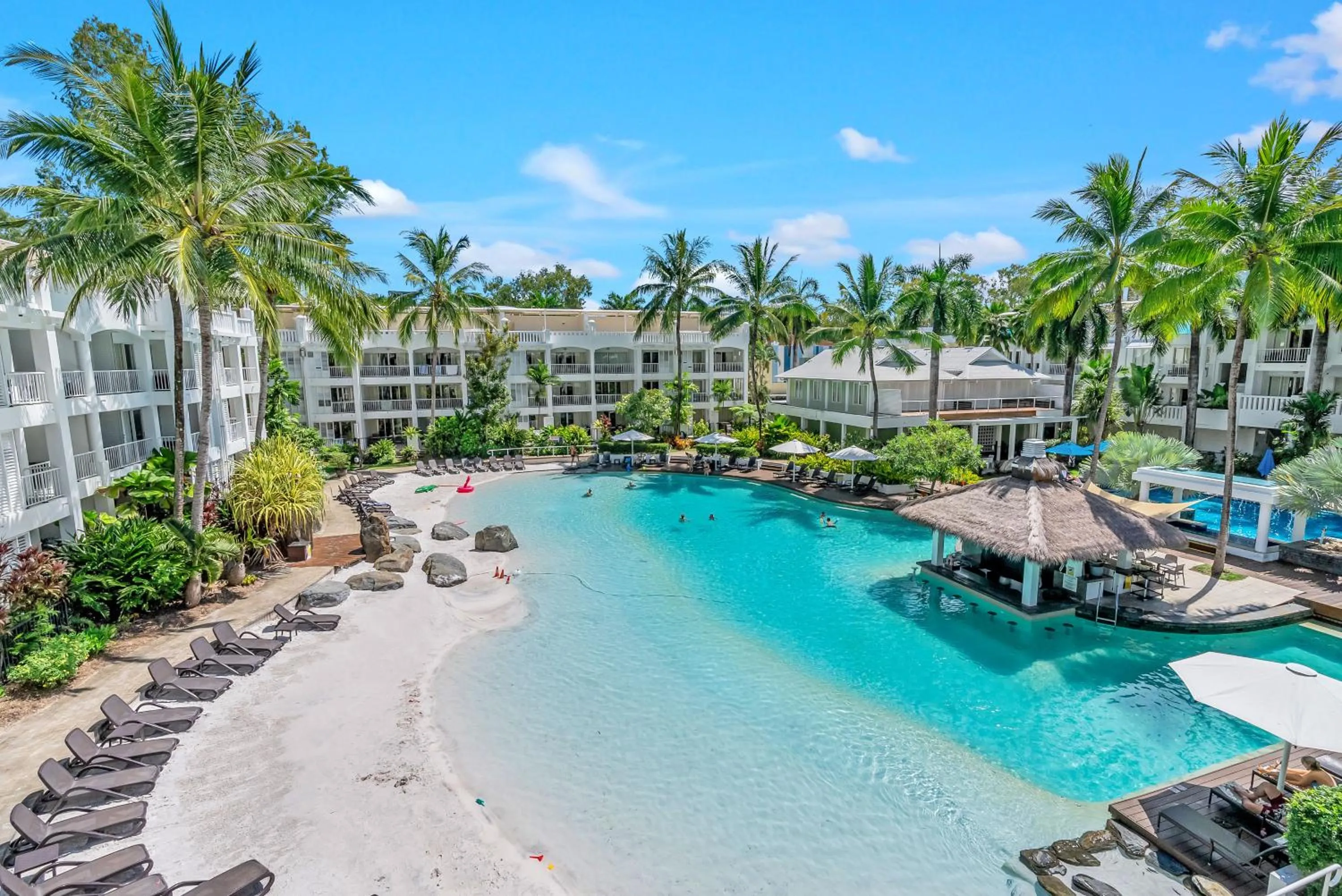 Swimming pool in Elysium Private Apartments at Beach Club & Spa