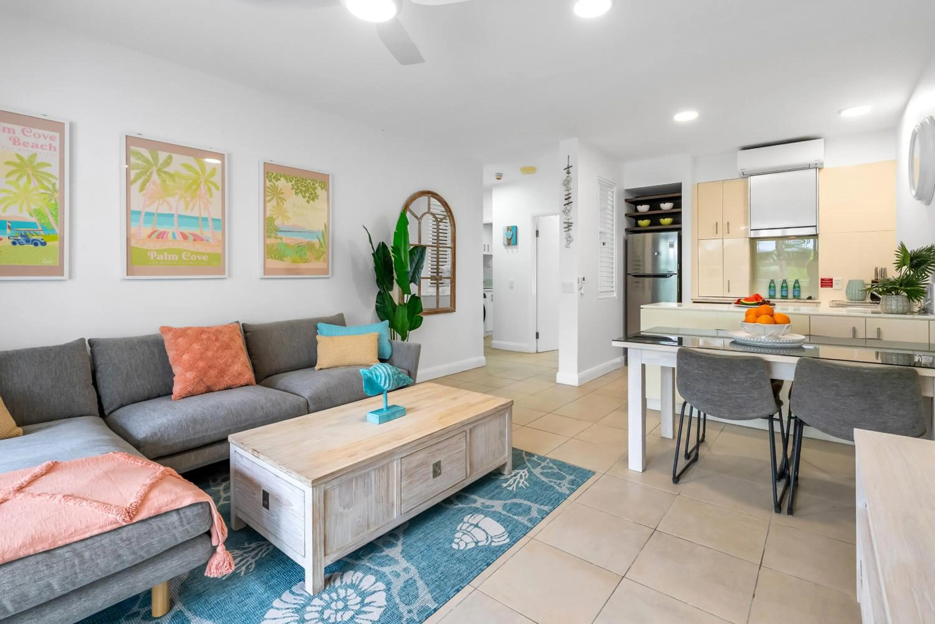Living room in Elysium Private Apartments at Beach Club & Spa