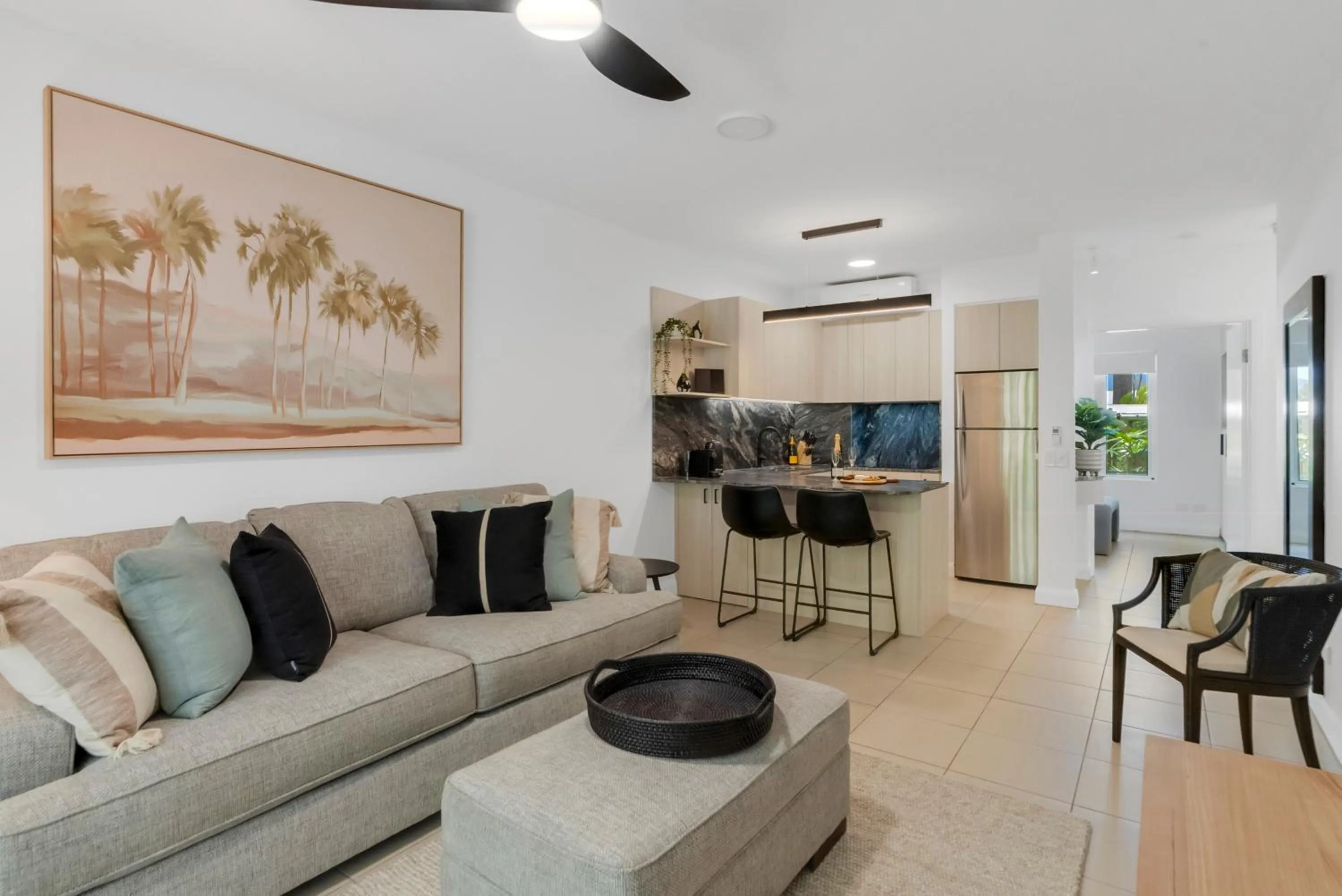 Kitchen or kitchenette in Elysium Private Apartments at Beach Club & Spa