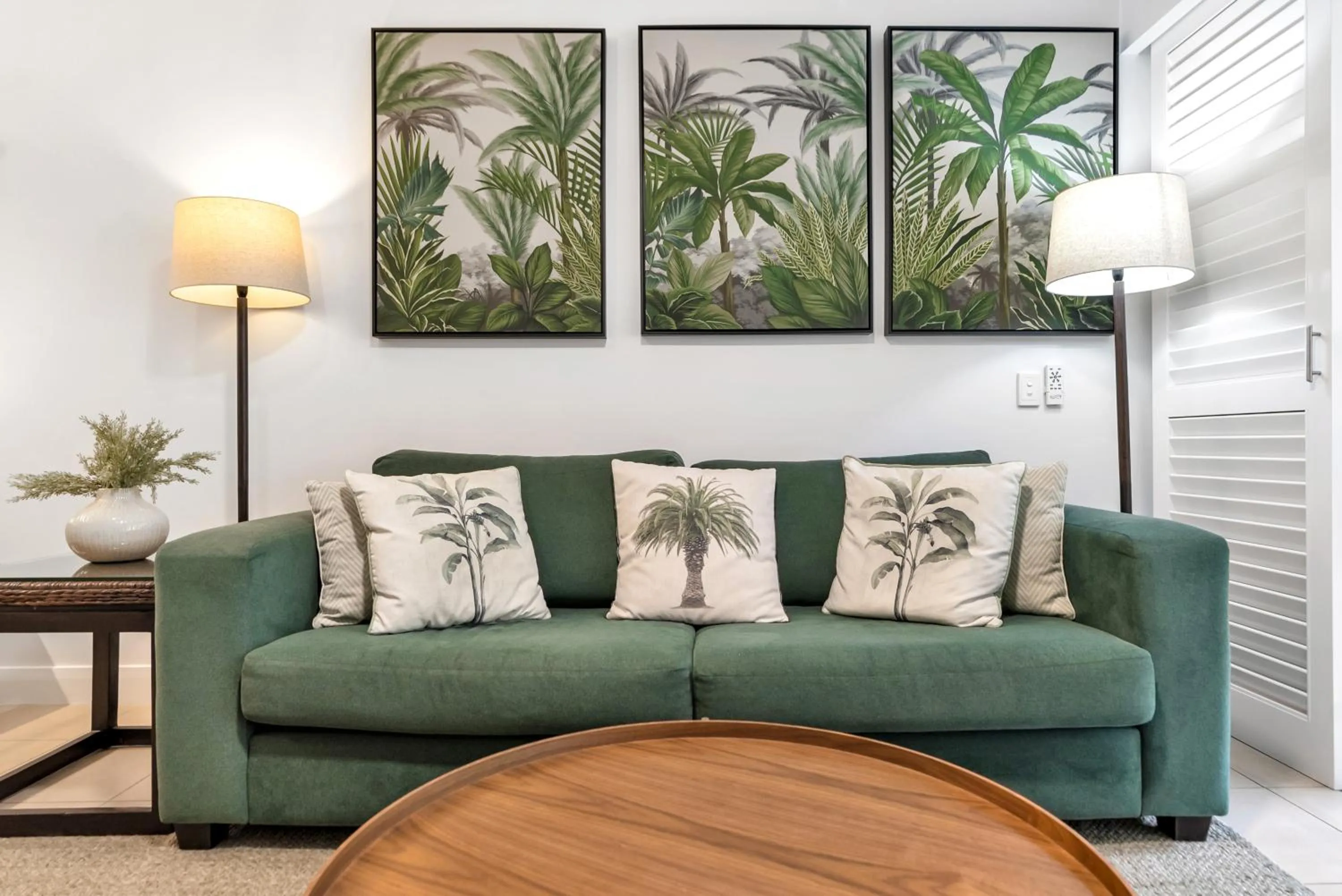 Living room in Elysium Private Apartments at Beach Club & Spa