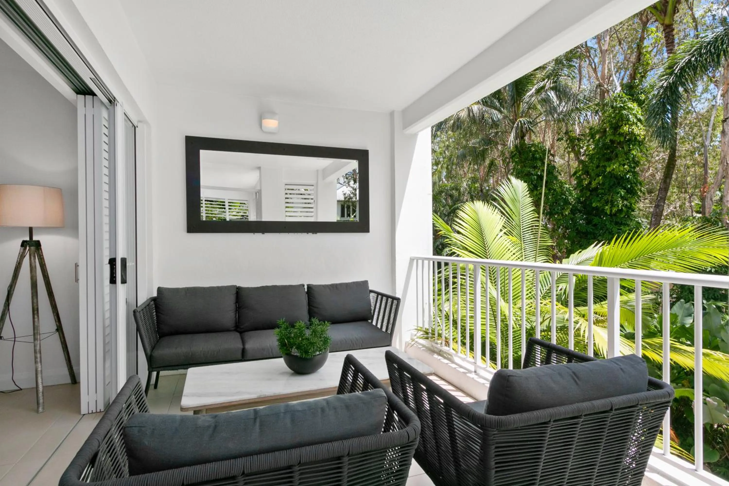 Balcony/Terrace in Elysium Private Apartments at Beach Club & Spa