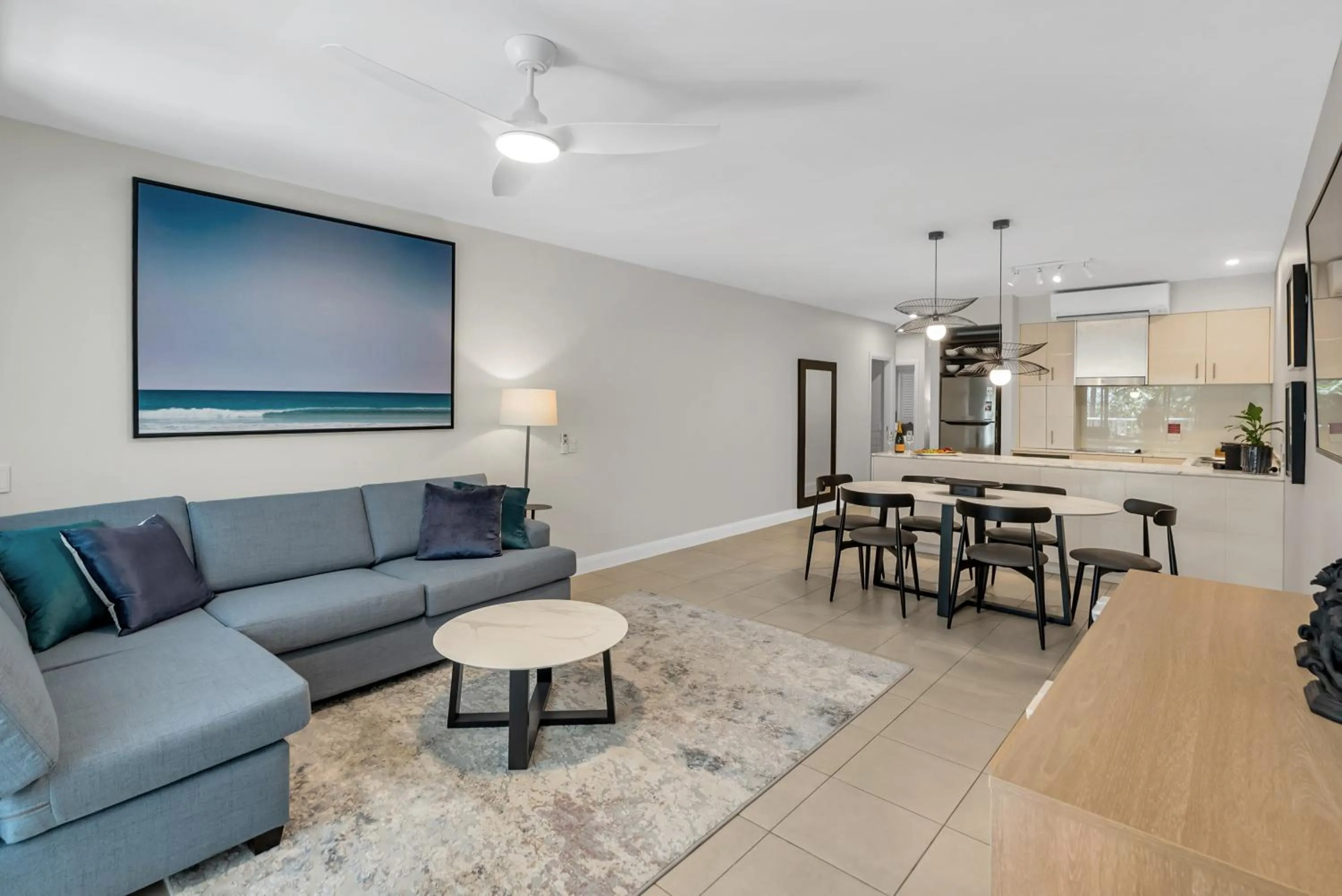 Kitchen or kitchenette in Elysium Private Apartments at Beach Club & Spa