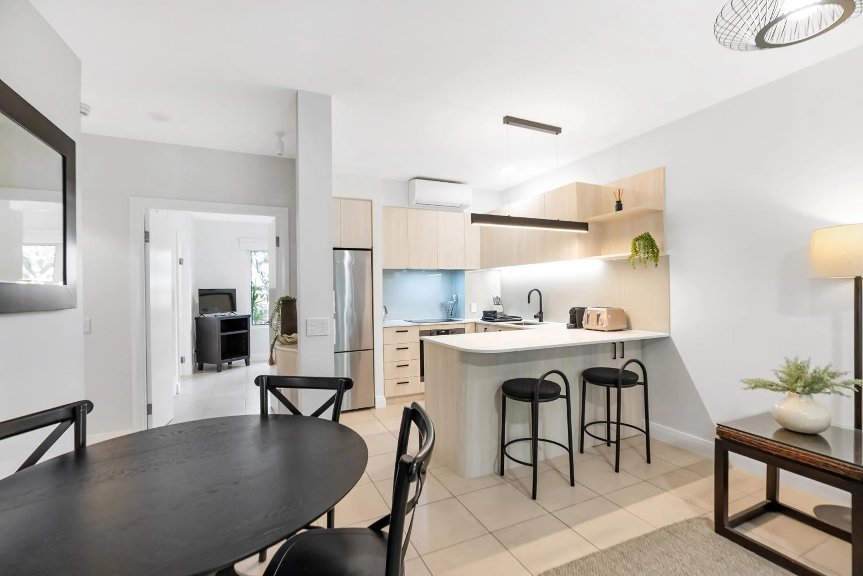 Kitchen or kitchenette in Elysium Private Apartments at Beach Club & Spa