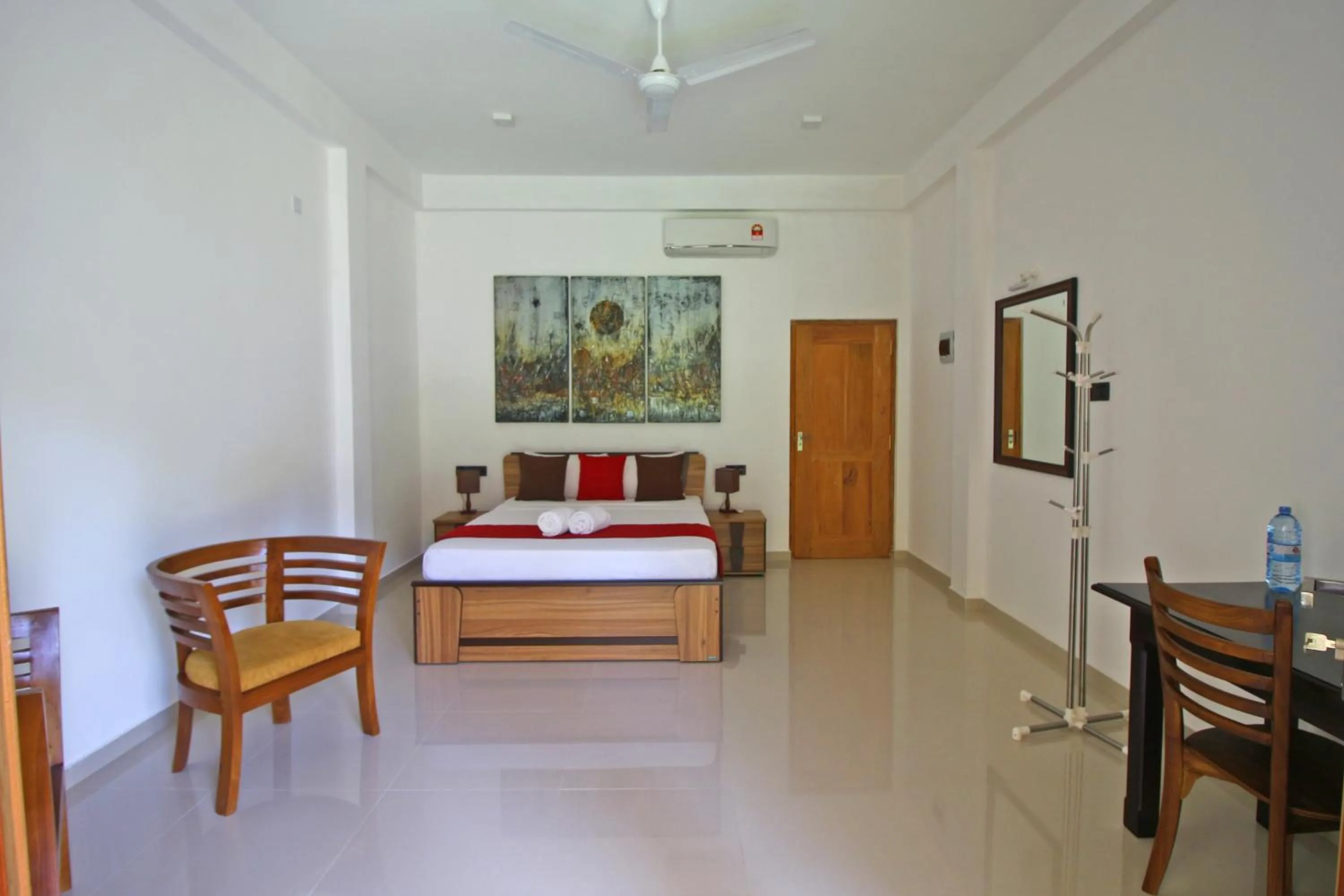 Balcony/Terrace, Bed in River Breeze Villa Bentota