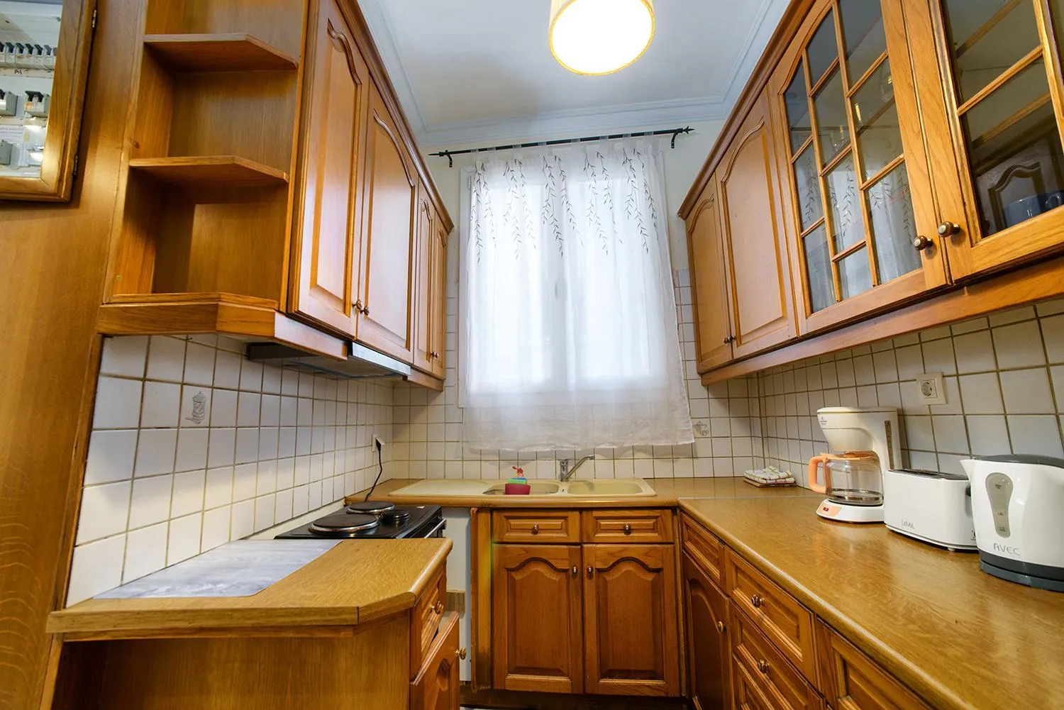 Kitchen or kitchenette in Acropolis Lovely Flat in Plaka