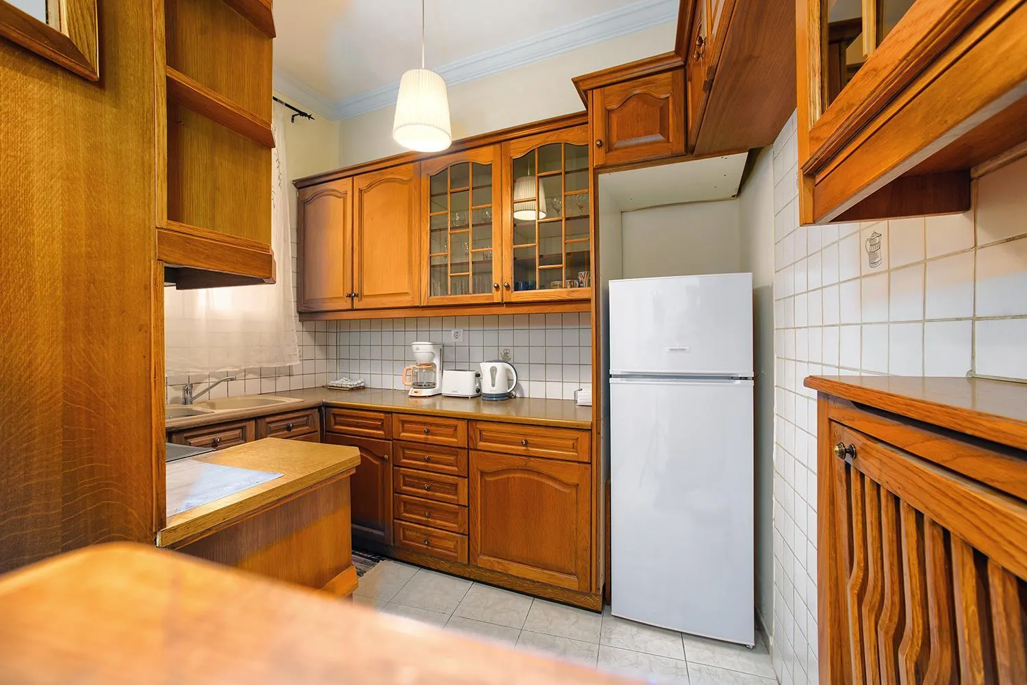 Kitchen or kitchenette in Acropolis Lovely Flat in Plaka