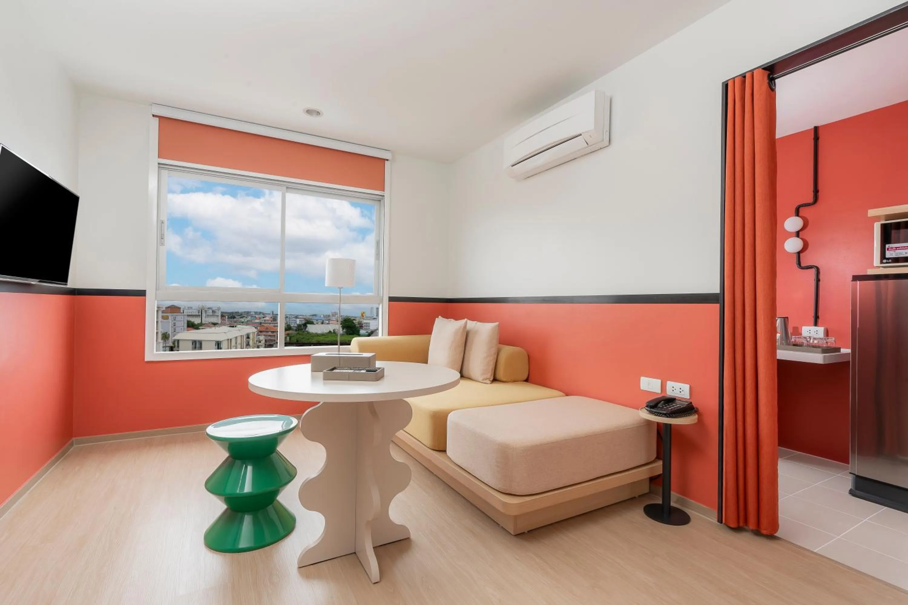 Living room in The Grass Serviced Suites