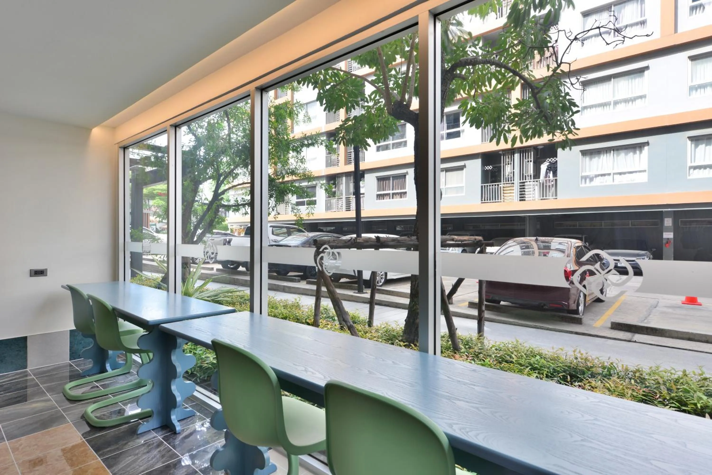 Seating area in The Grass Serviced Suites