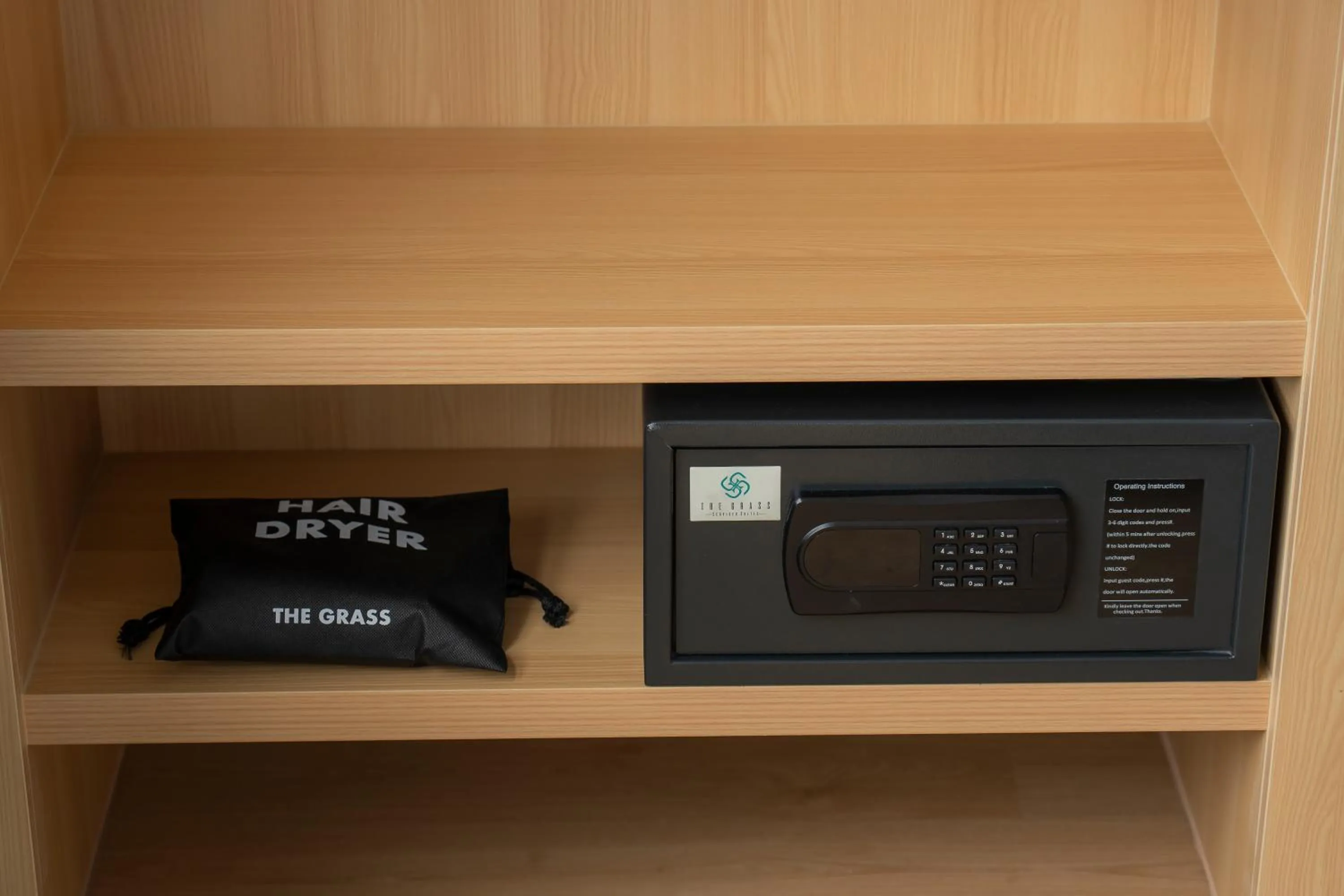 safe in The Grass Serviced Suites