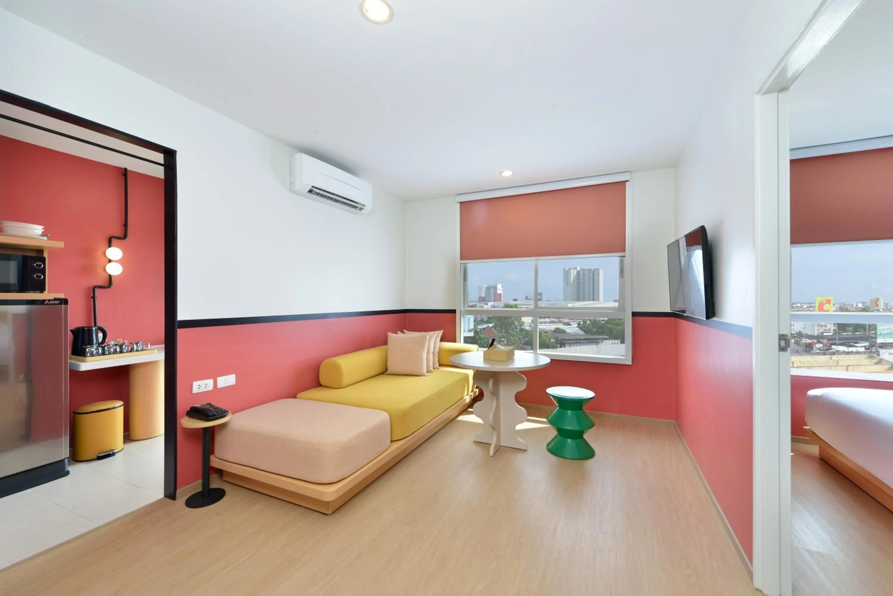 Living room in The Grass Serviced Suites