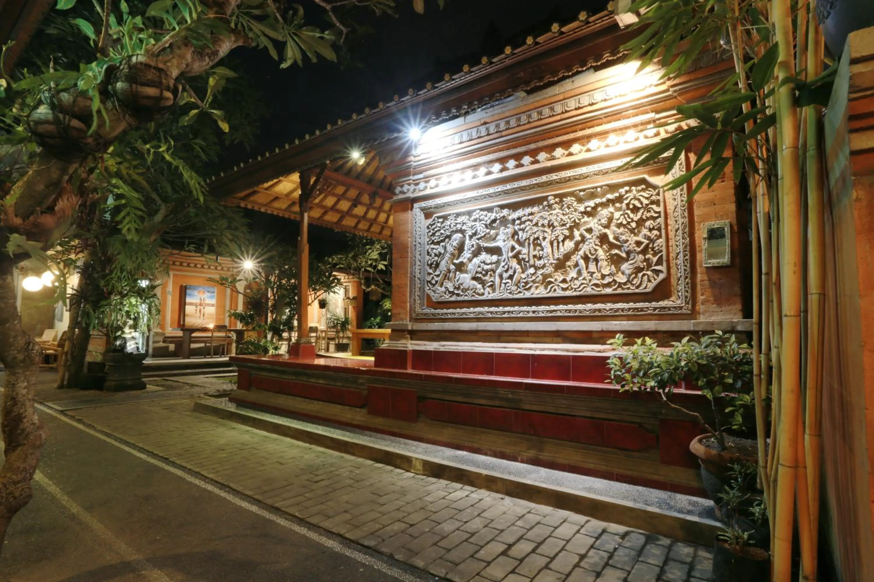Facade/entrance in Aru House Ubud
