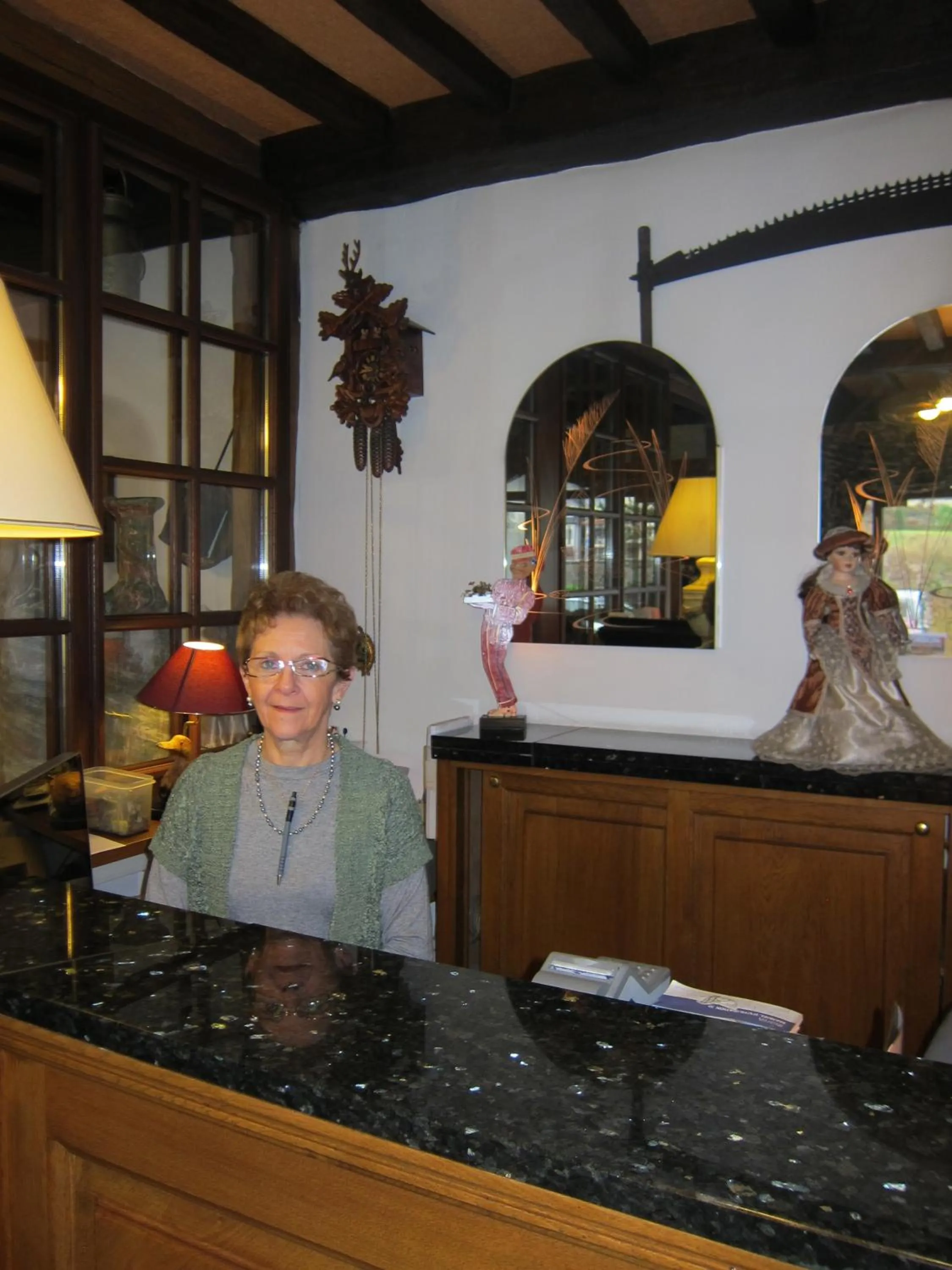 Lobby or reception in Auberge d'Alsace Hotel de France