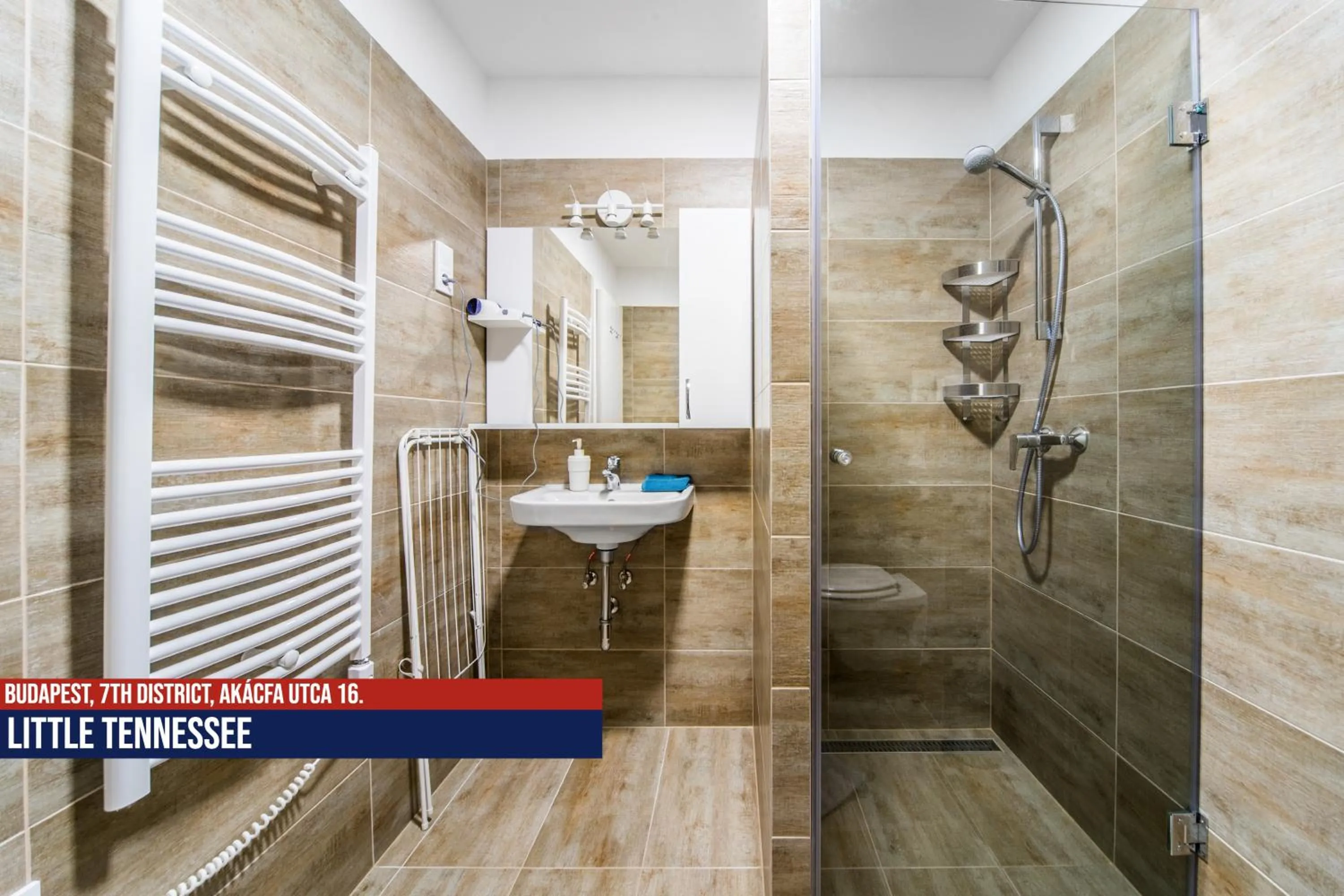 Shower in Little Americas Ring Apartments