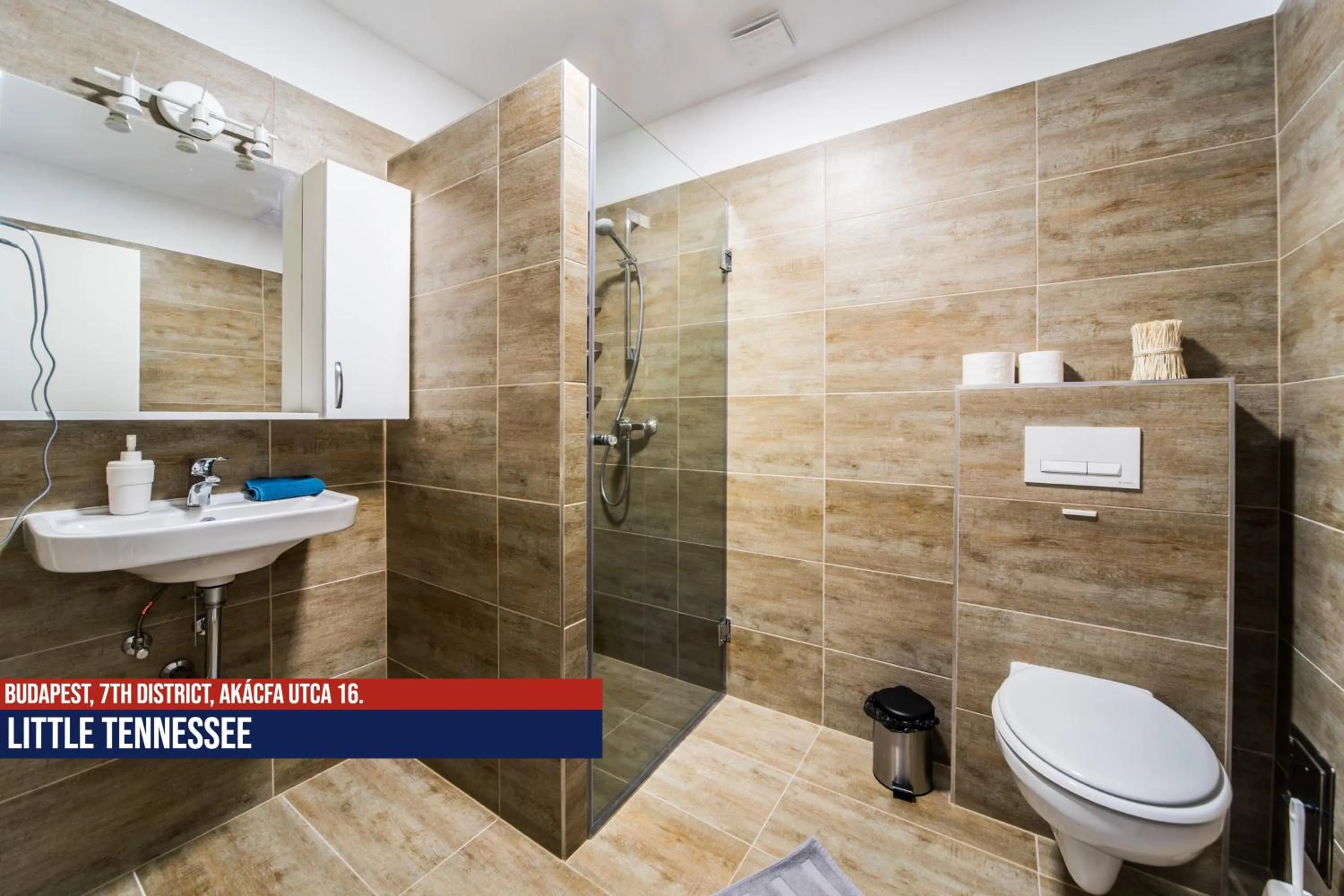 Shower in Little Americas Ring Apartments