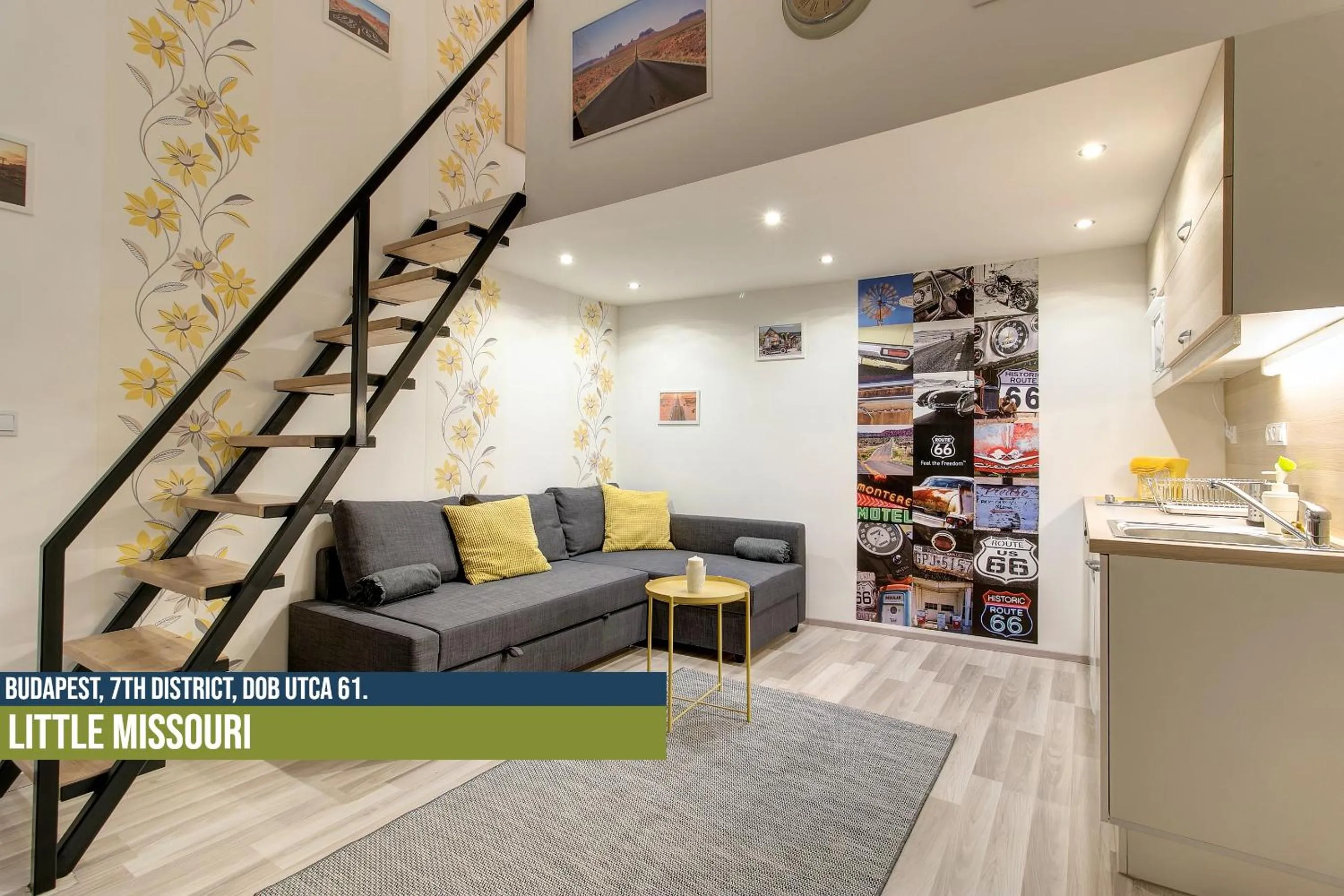 Living room in Little Americas Ring Apartments