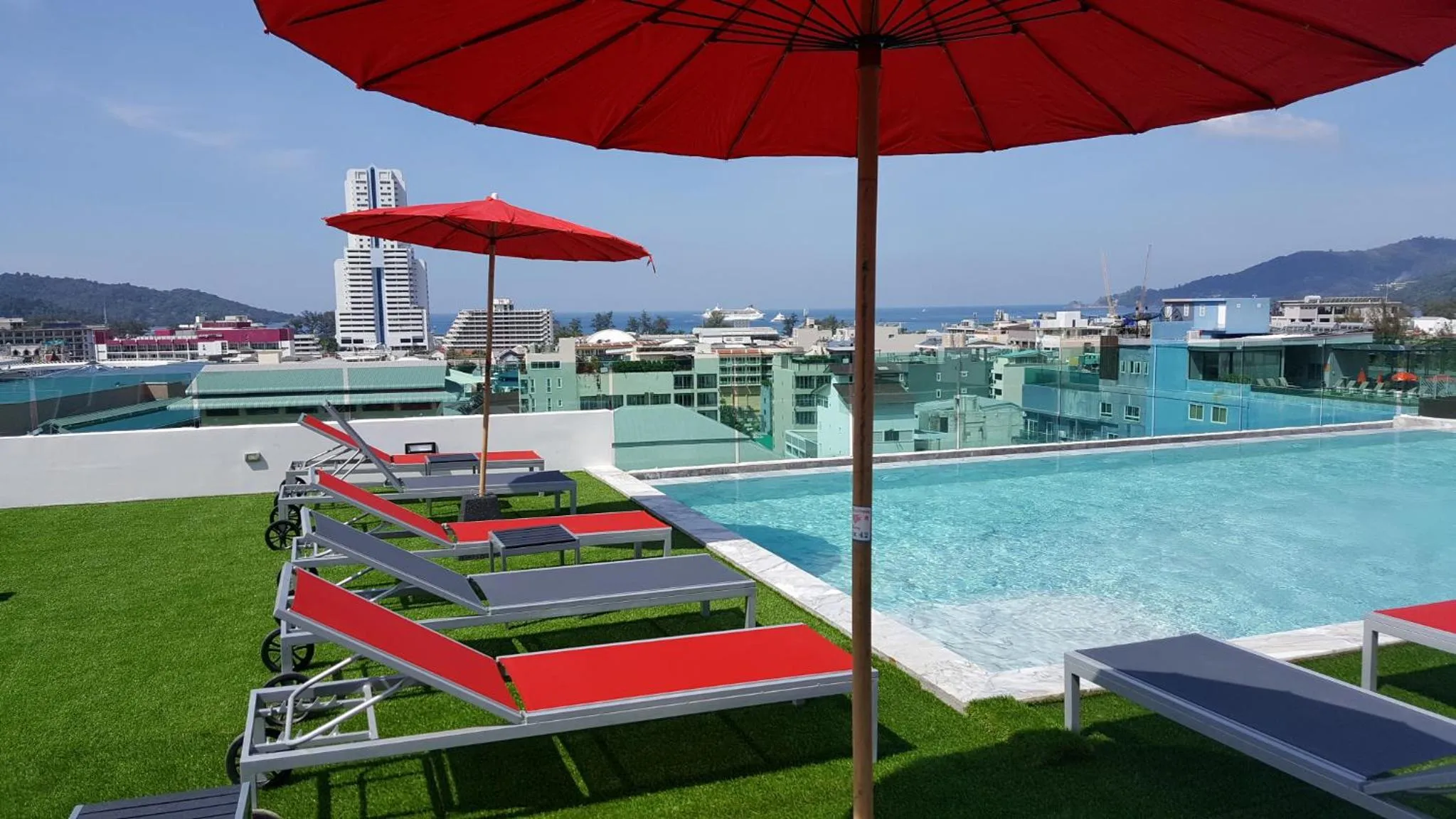 Property building, Swimming Pool in At Patong Hotel - SHA Certified