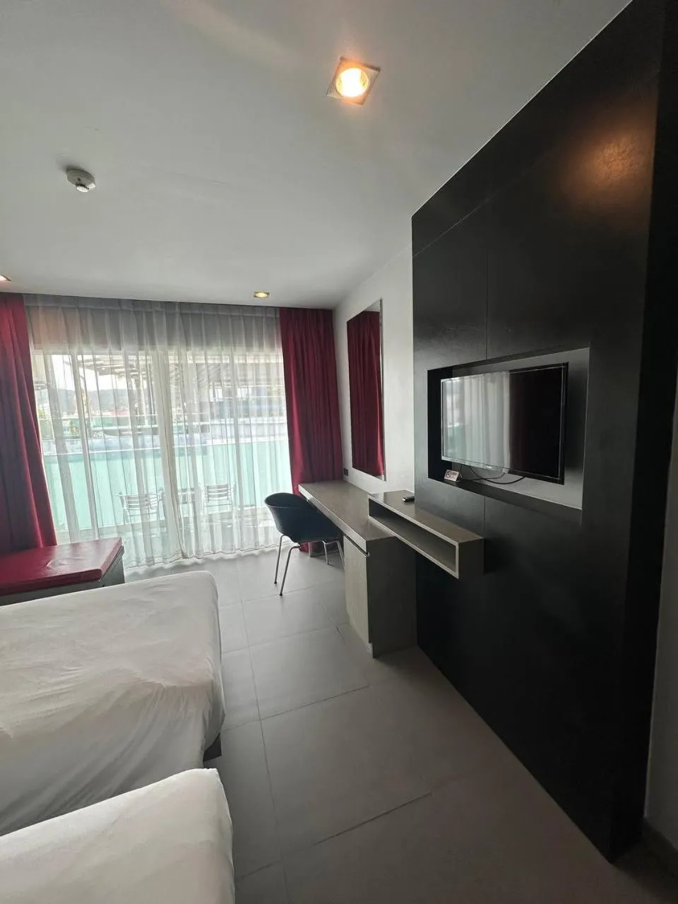 TV and multimedia, Bed in At Patong Hotel - SHA Certified