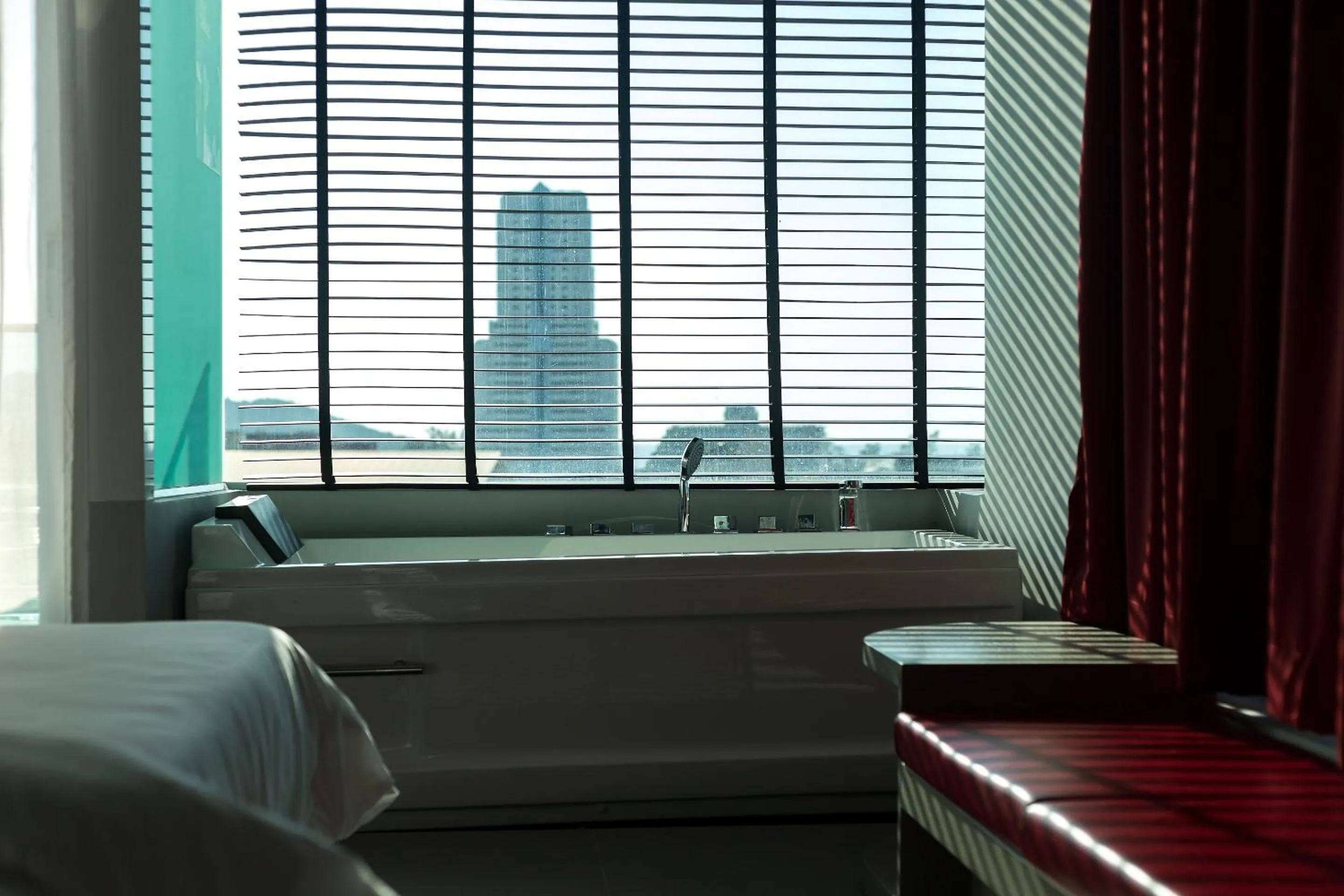 City view, Bed in At Patong Hotel - SHA Certified