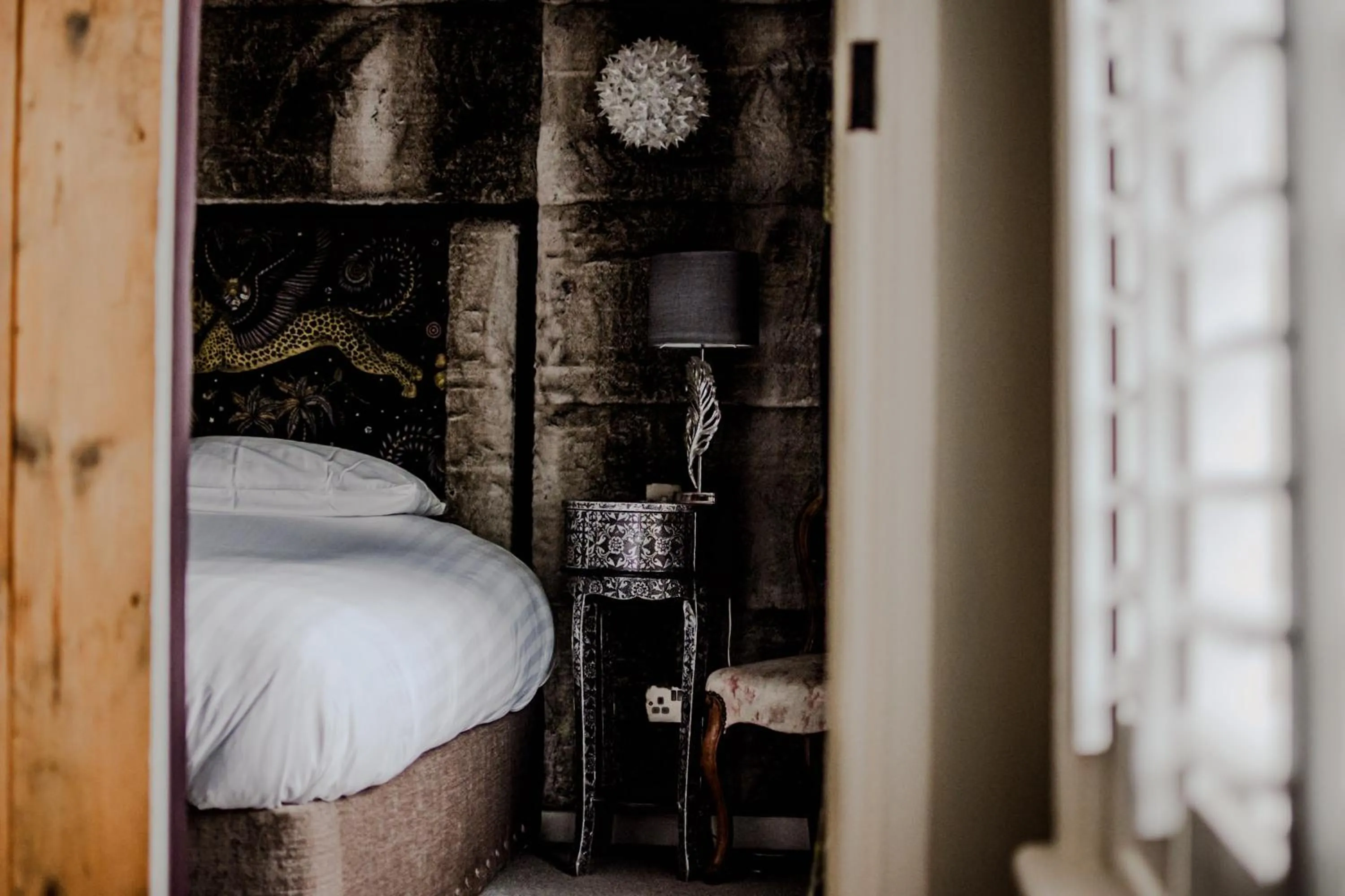 Bed in The White Hart Hotel