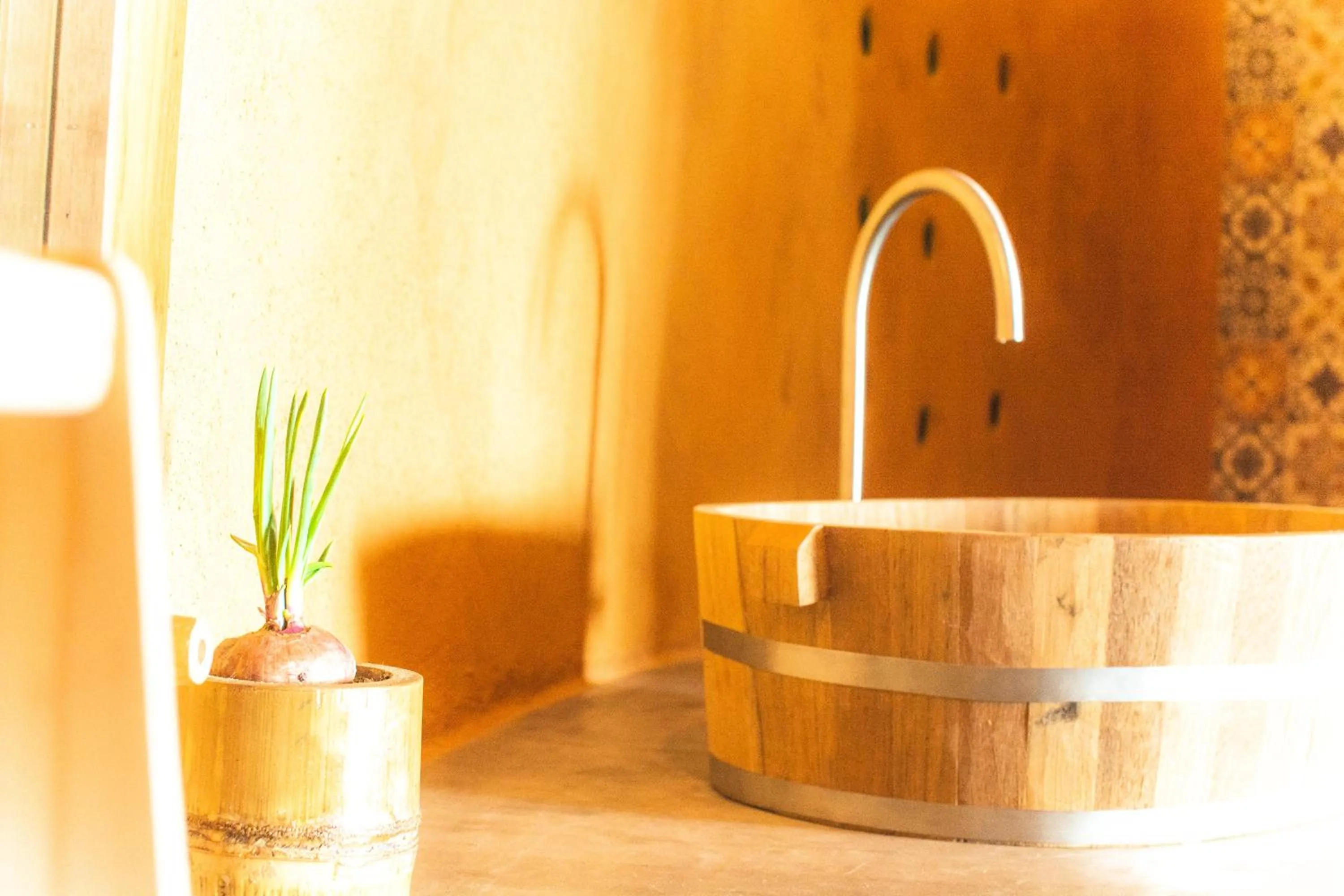 Bathroom in The Mud - Eco Hotel