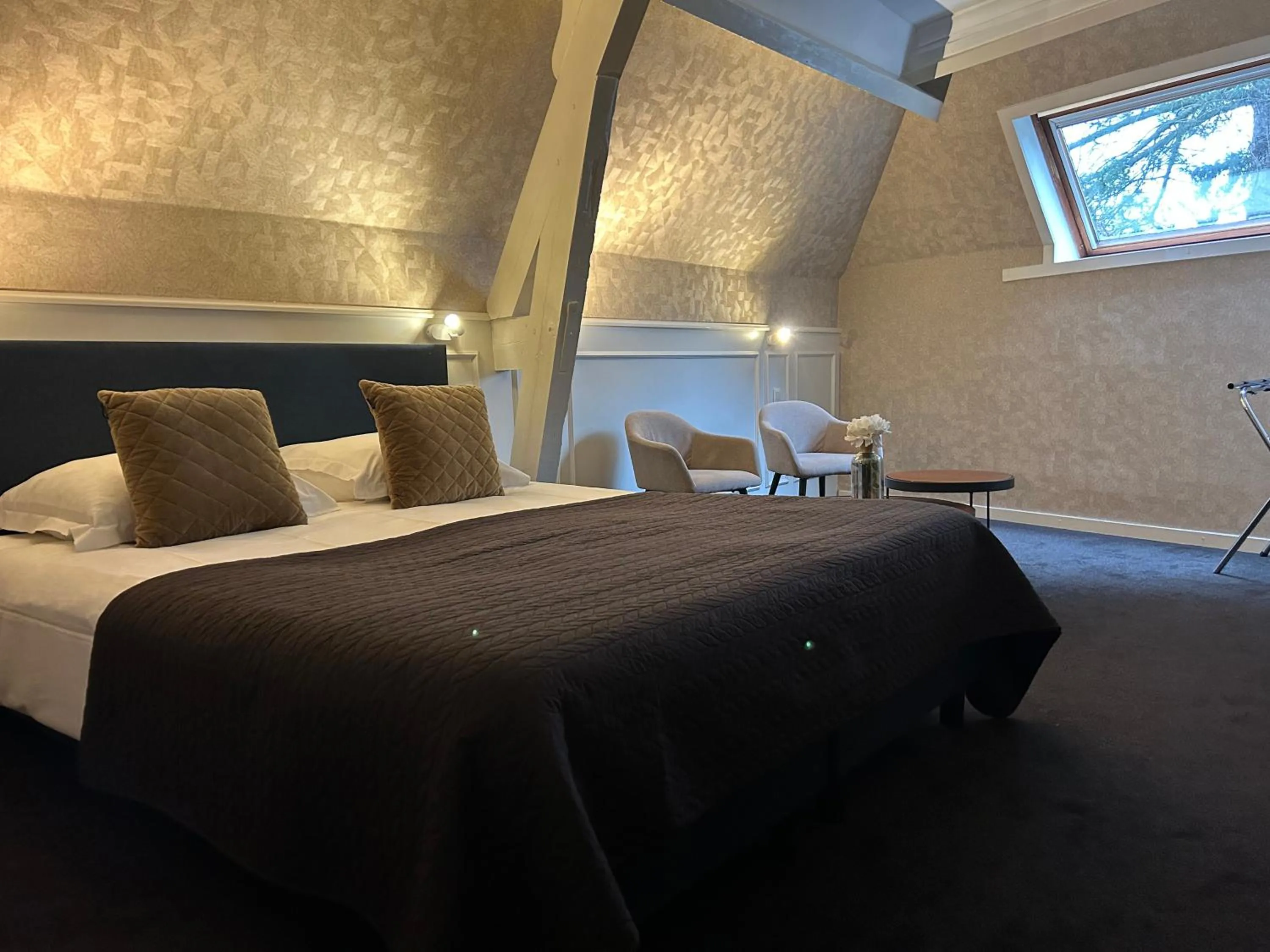 Bed in Hotel Vredehof