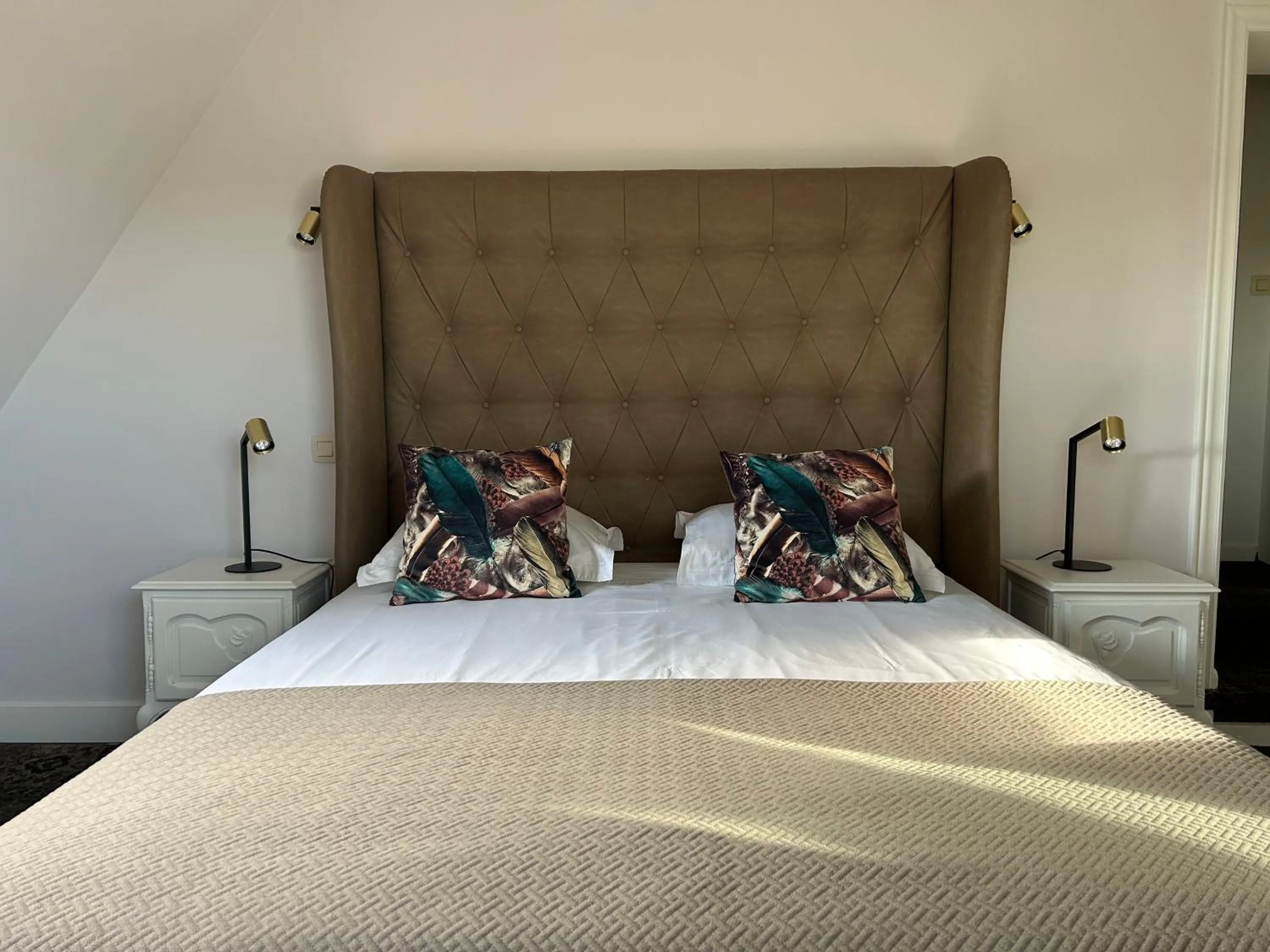 Bed in Hotel Vredehof