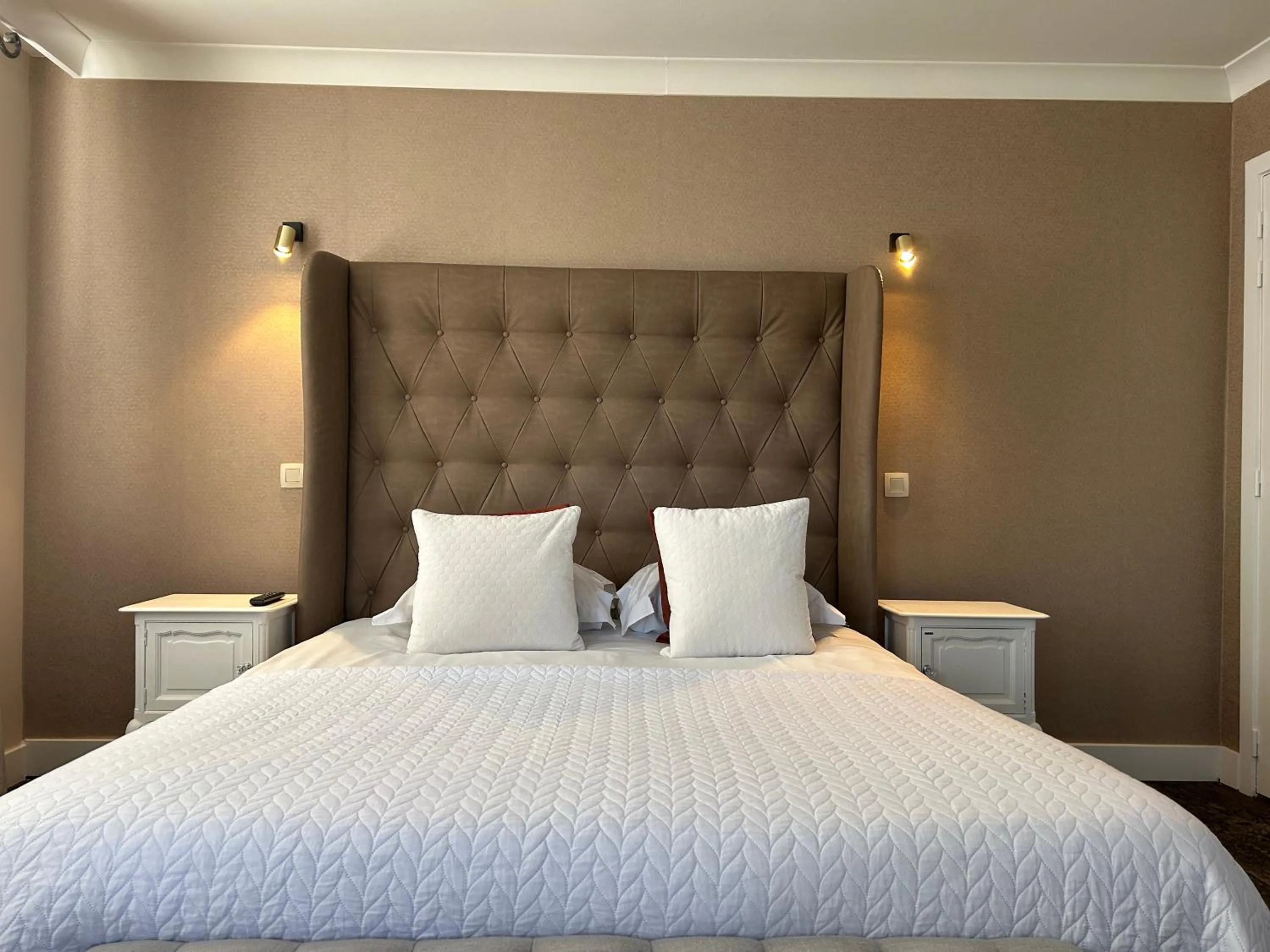 Bed in Hotel Vredehof