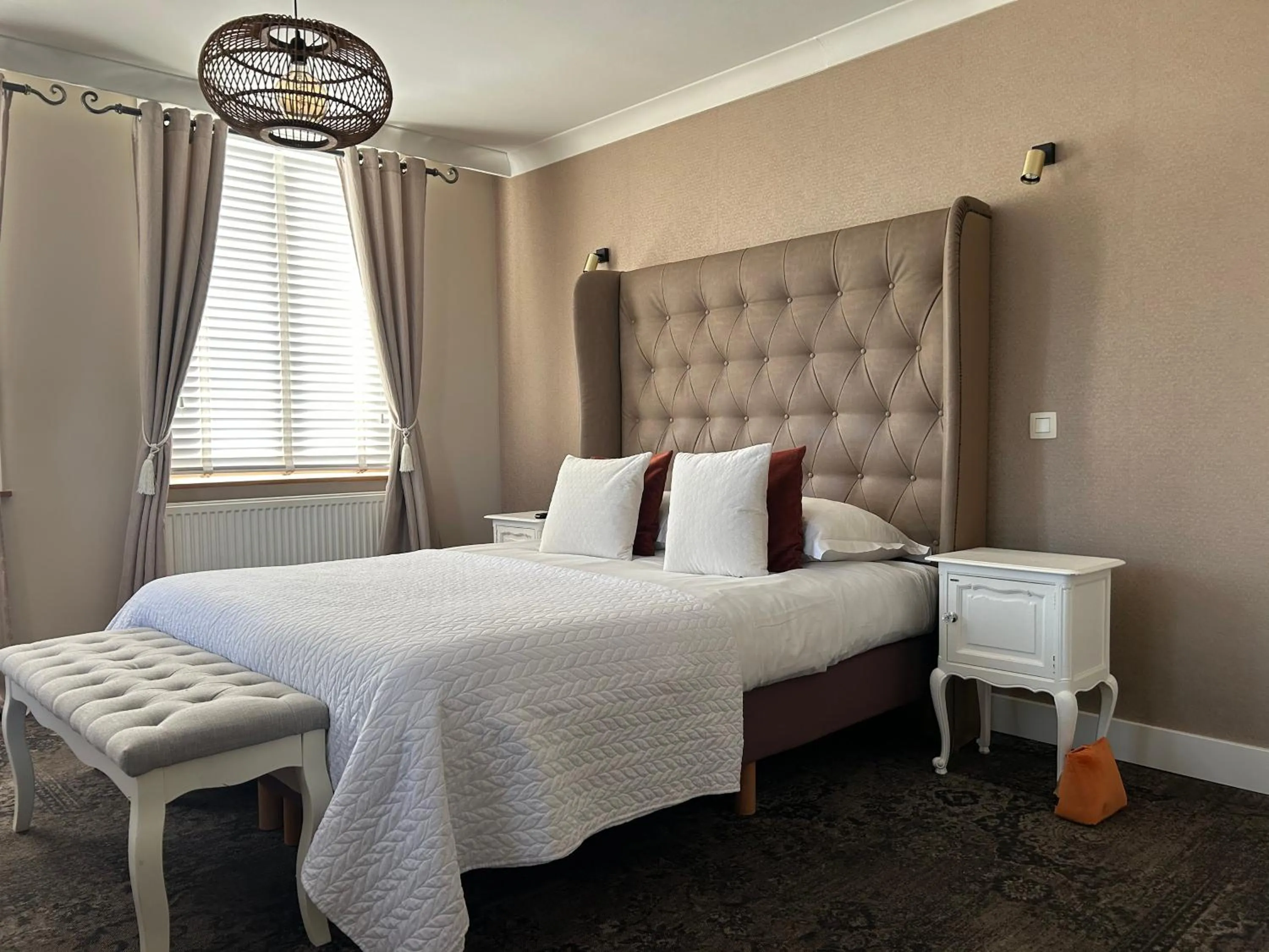 Bed in Hotel Vredehof