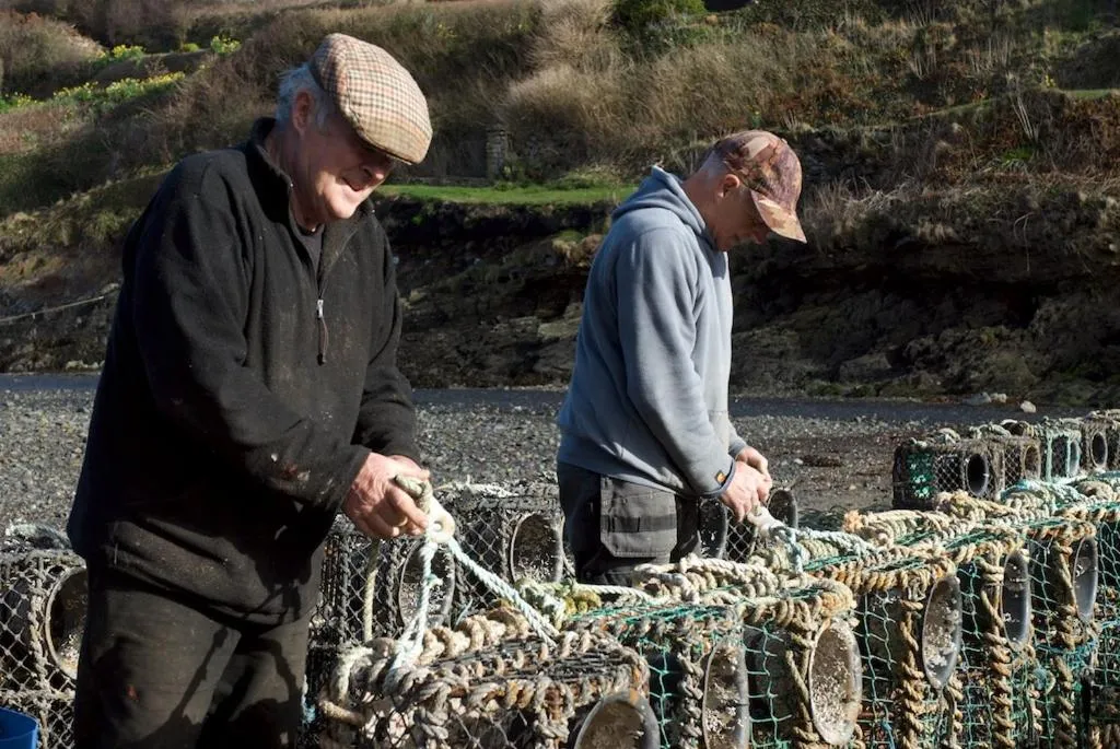 People in Llety Farm