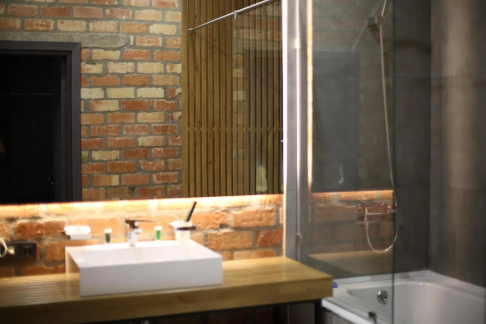 Bathroom in Bugu Hotel Bishkek