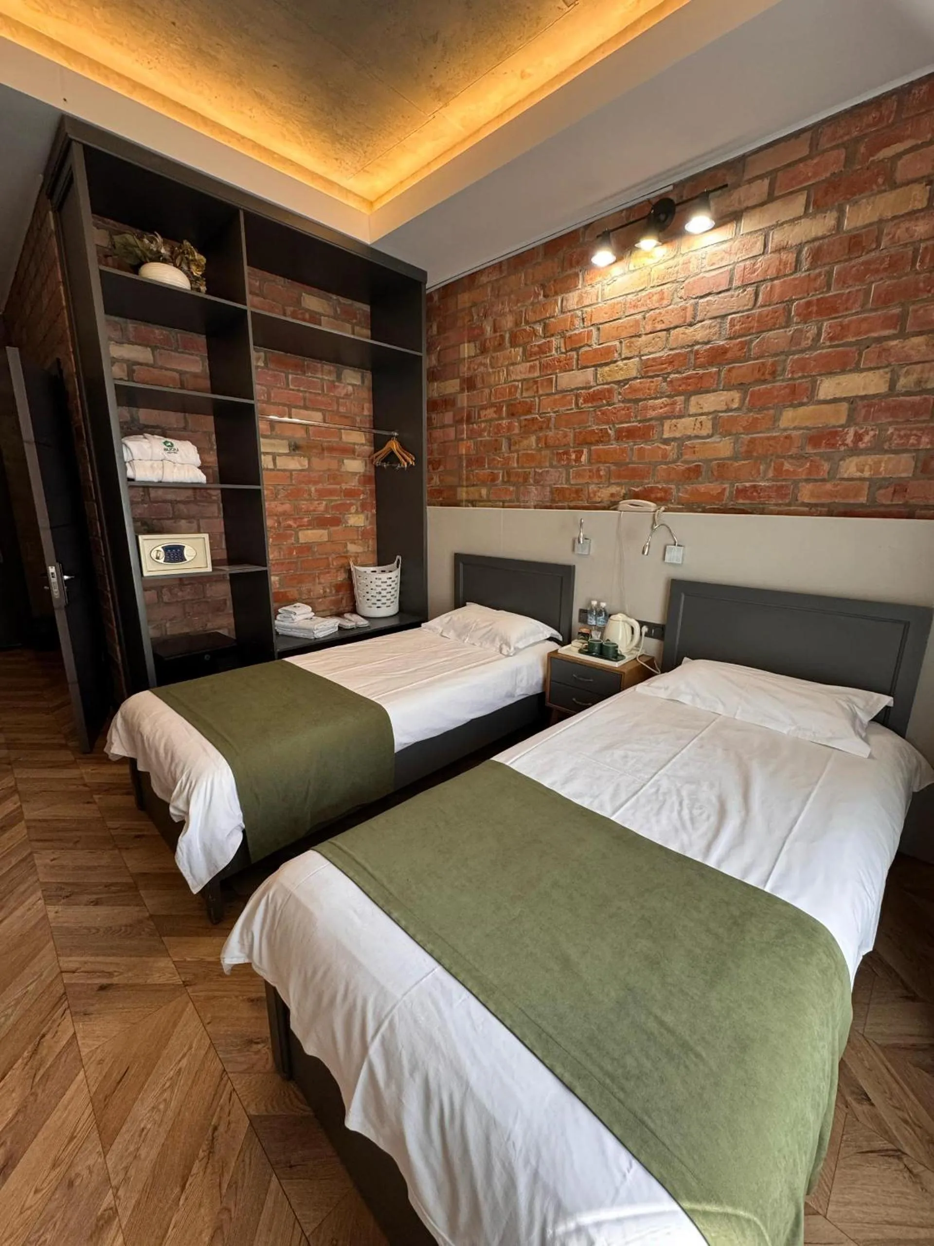 Bed in Bugu Hotel Bishkek