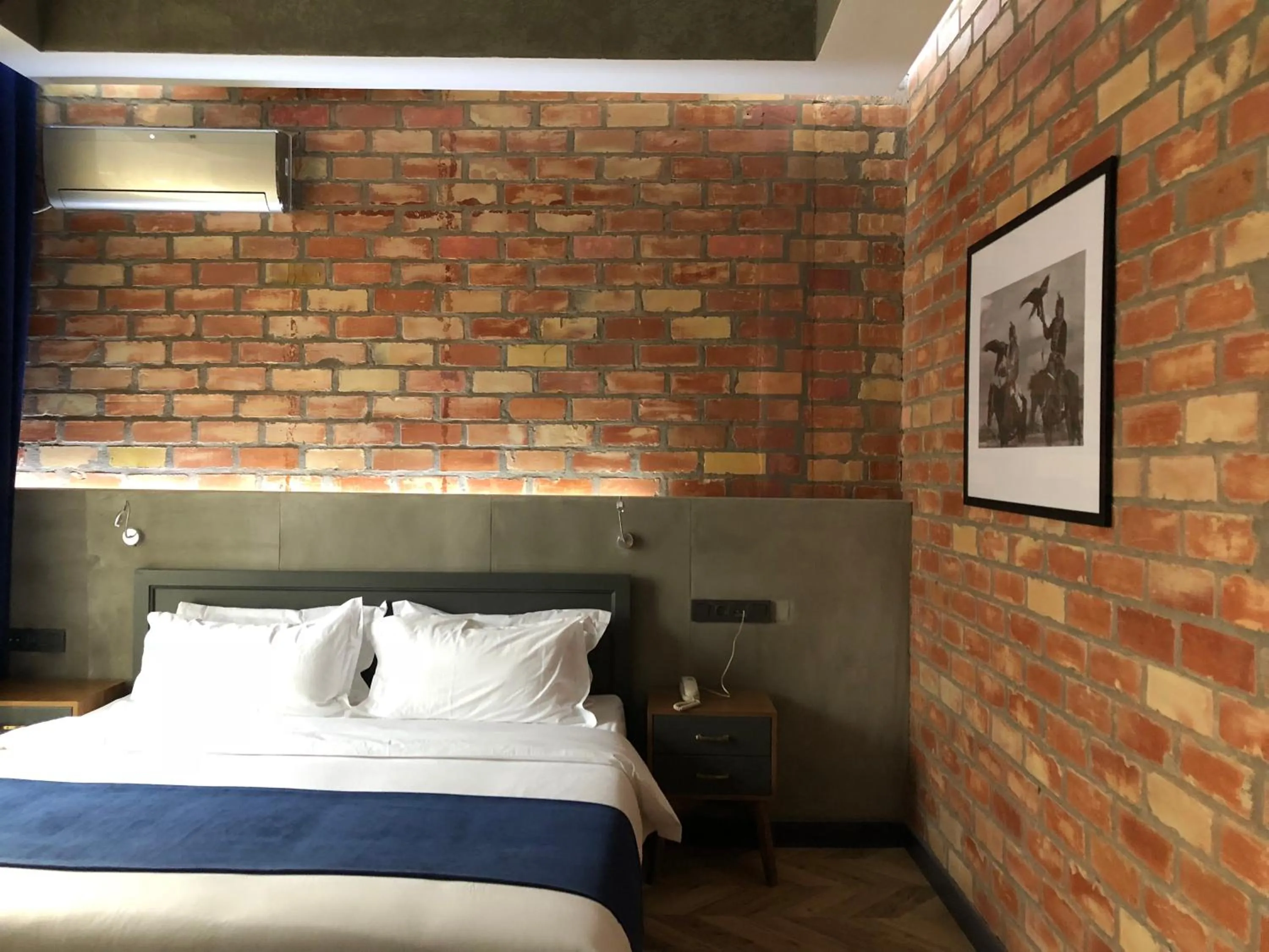 Bed in Bugu Hotel Bishkek