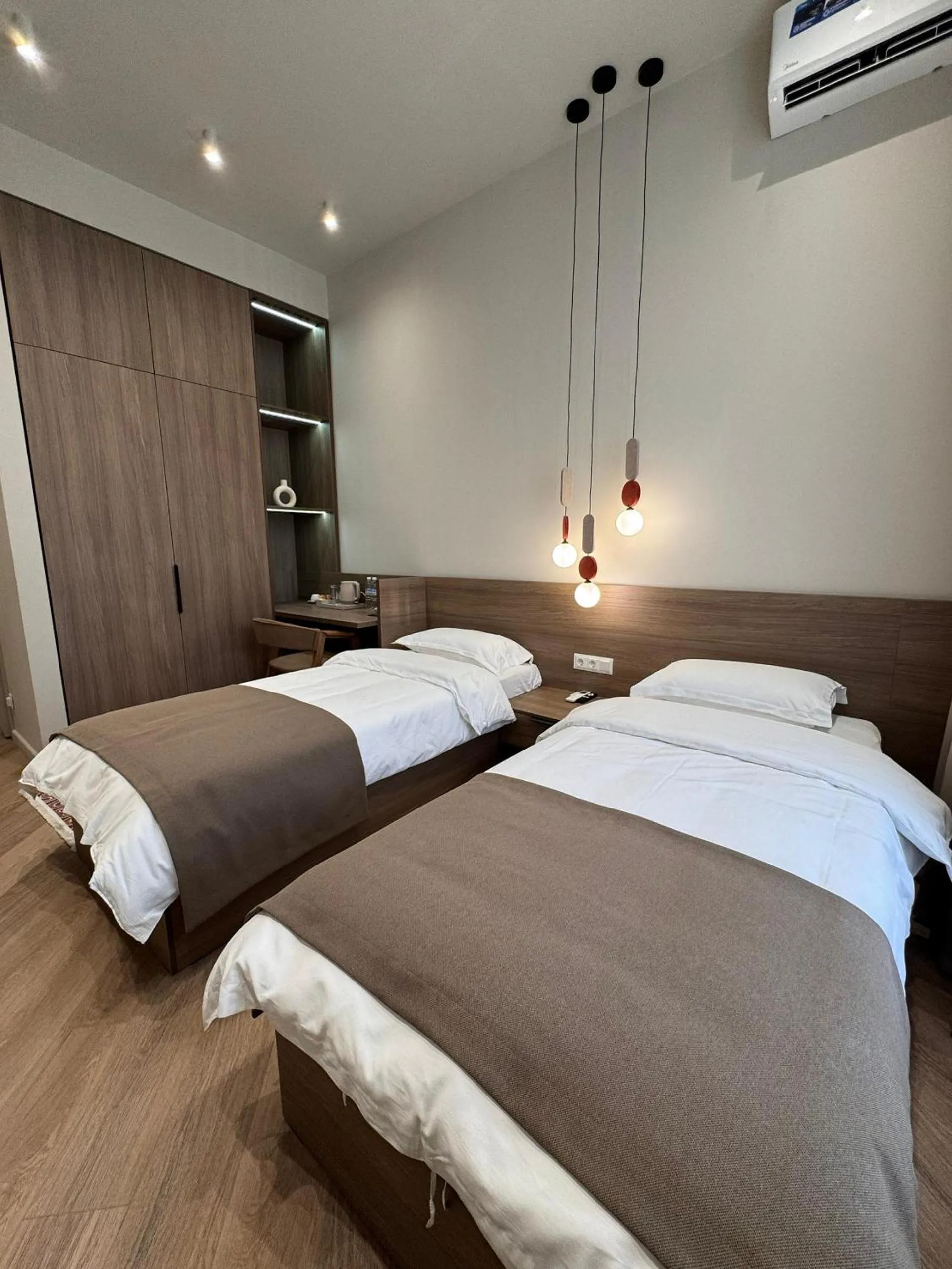 Bed in Bugu Hotel Bishkek