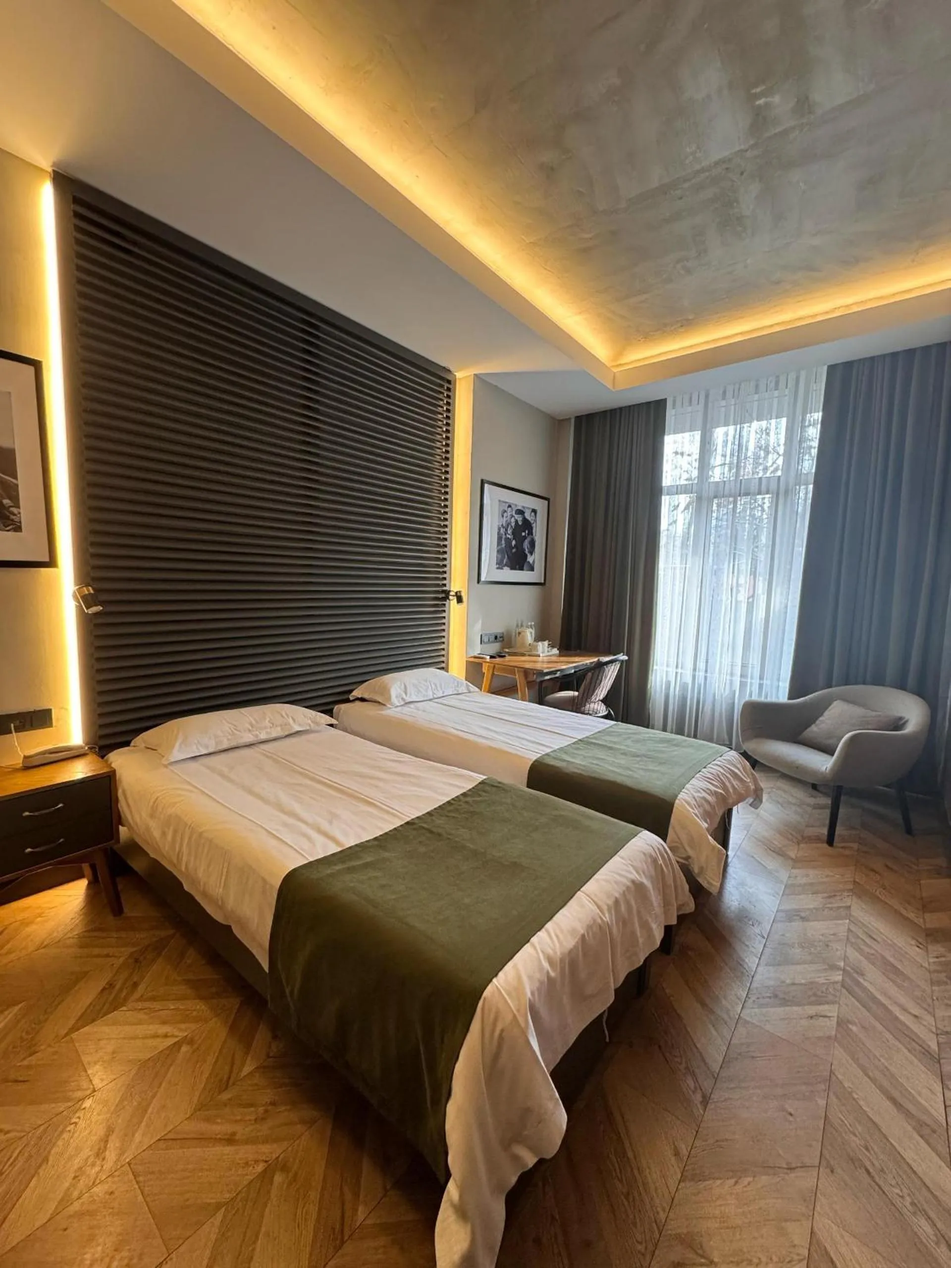 Bed in Bugu Hotel Bishkek