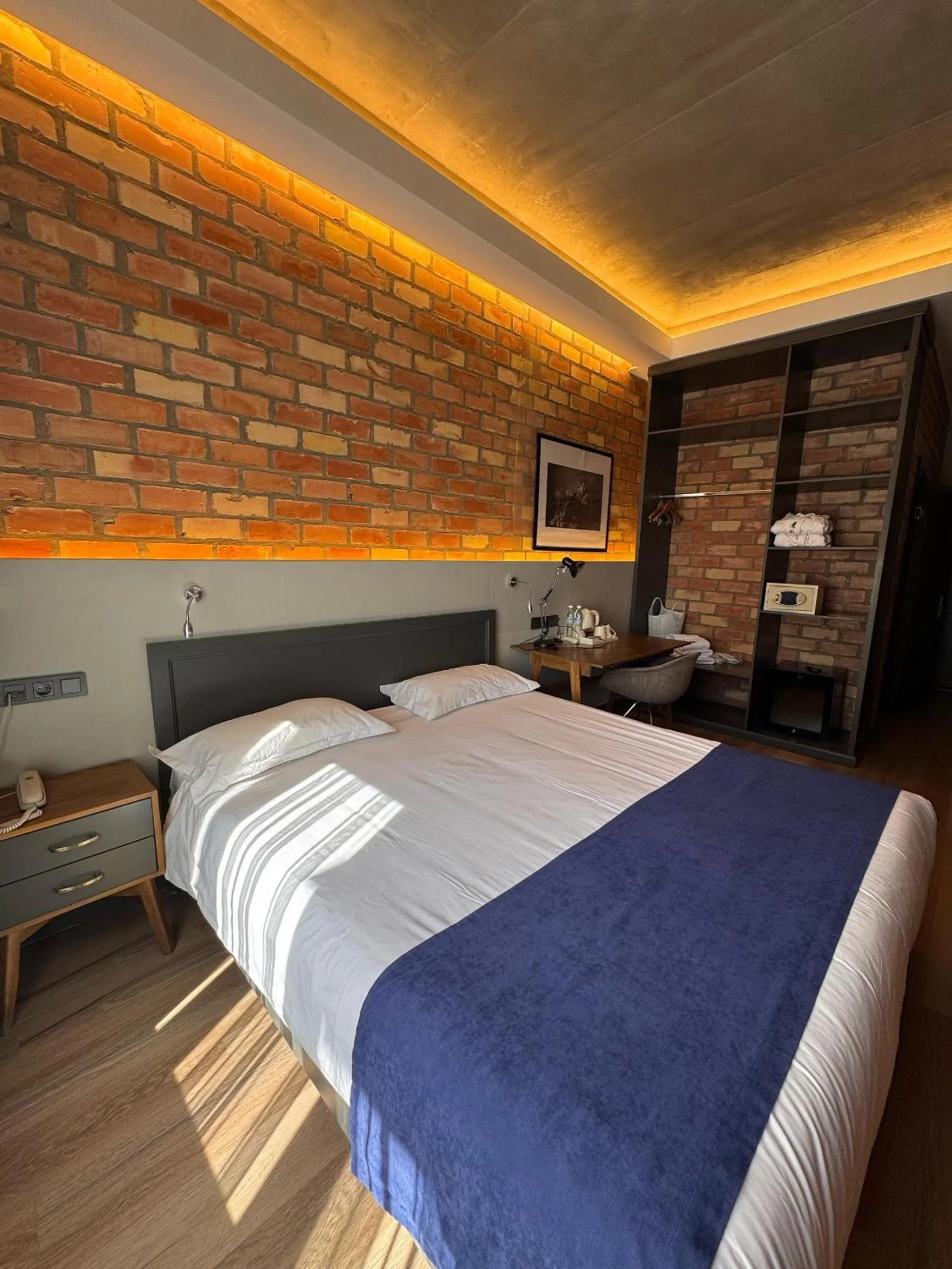 Bed in Bugu Hotel Bishkek