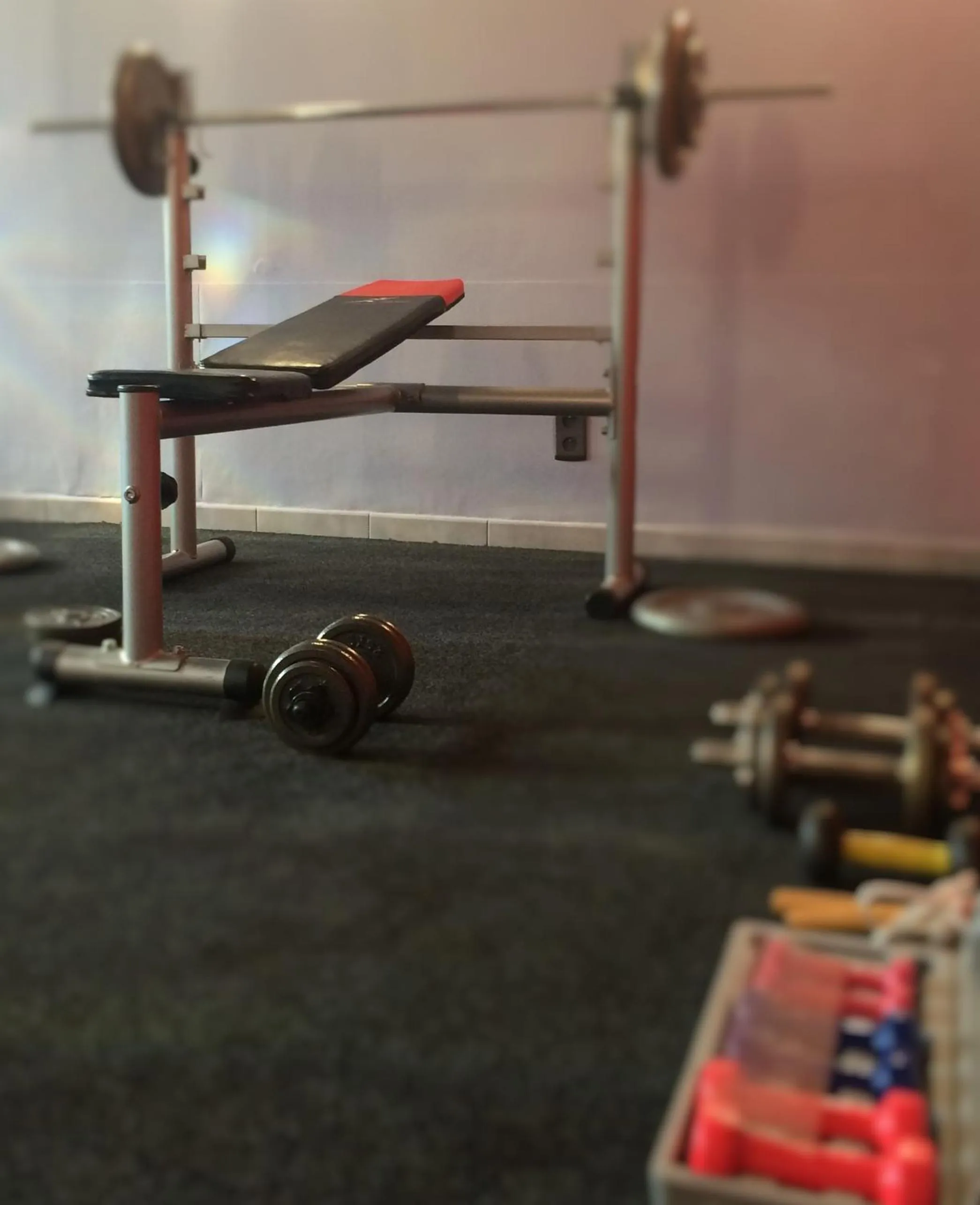 Fitness centre/facilities in Axis Hotel