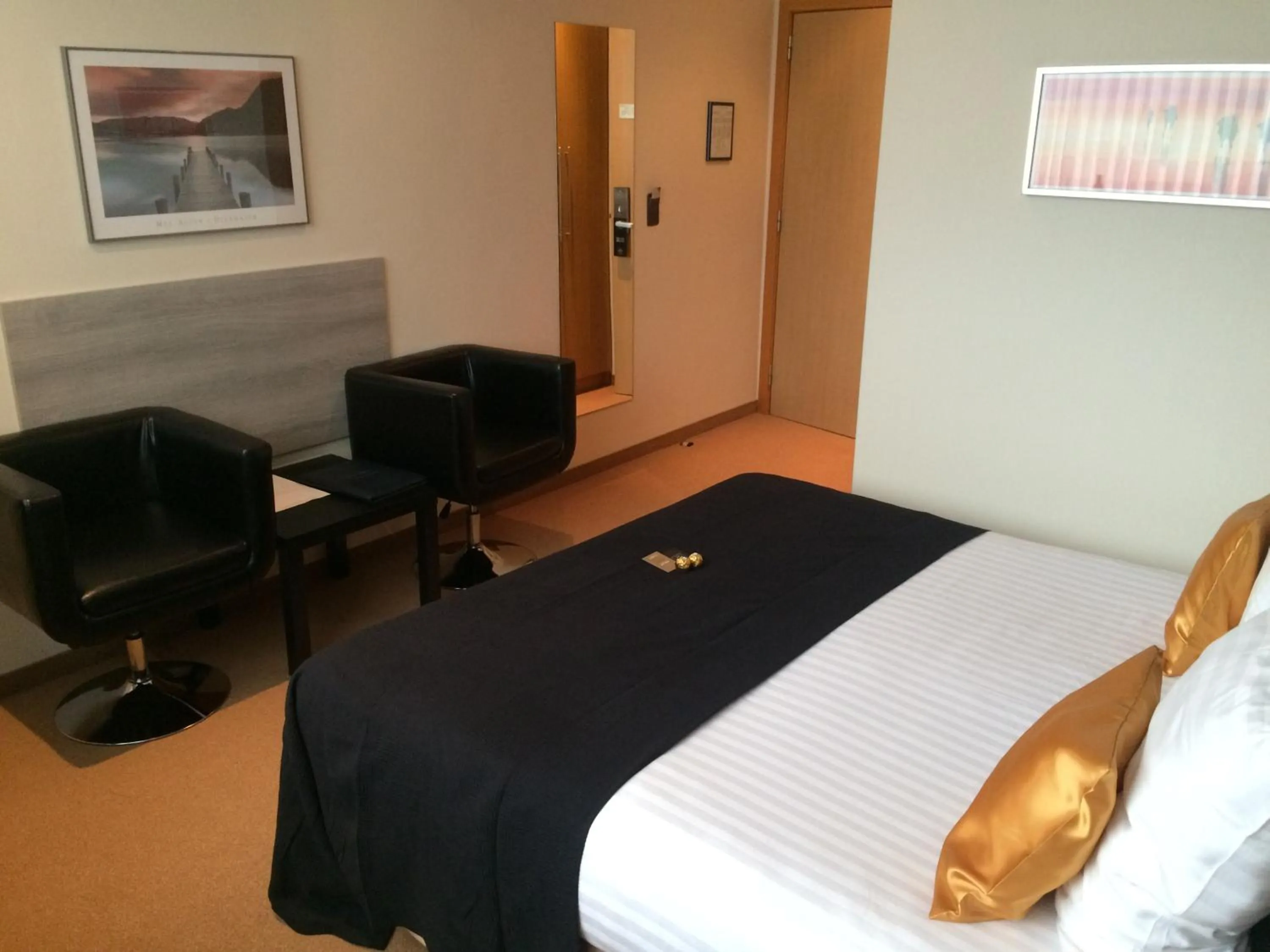 Decorative detail, Bed in Axis Hotel