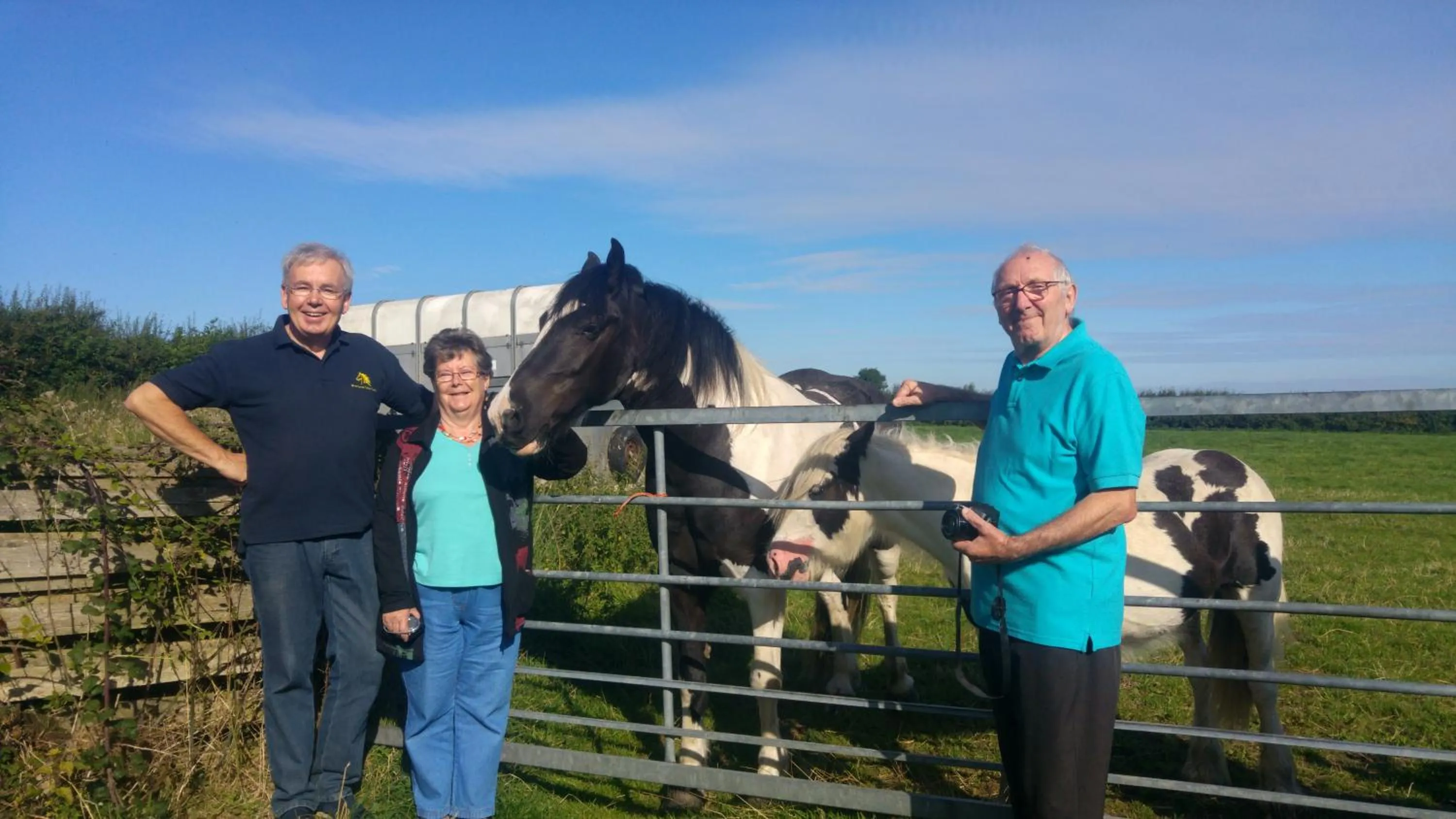 group of guests in Brampton Dales Farm
